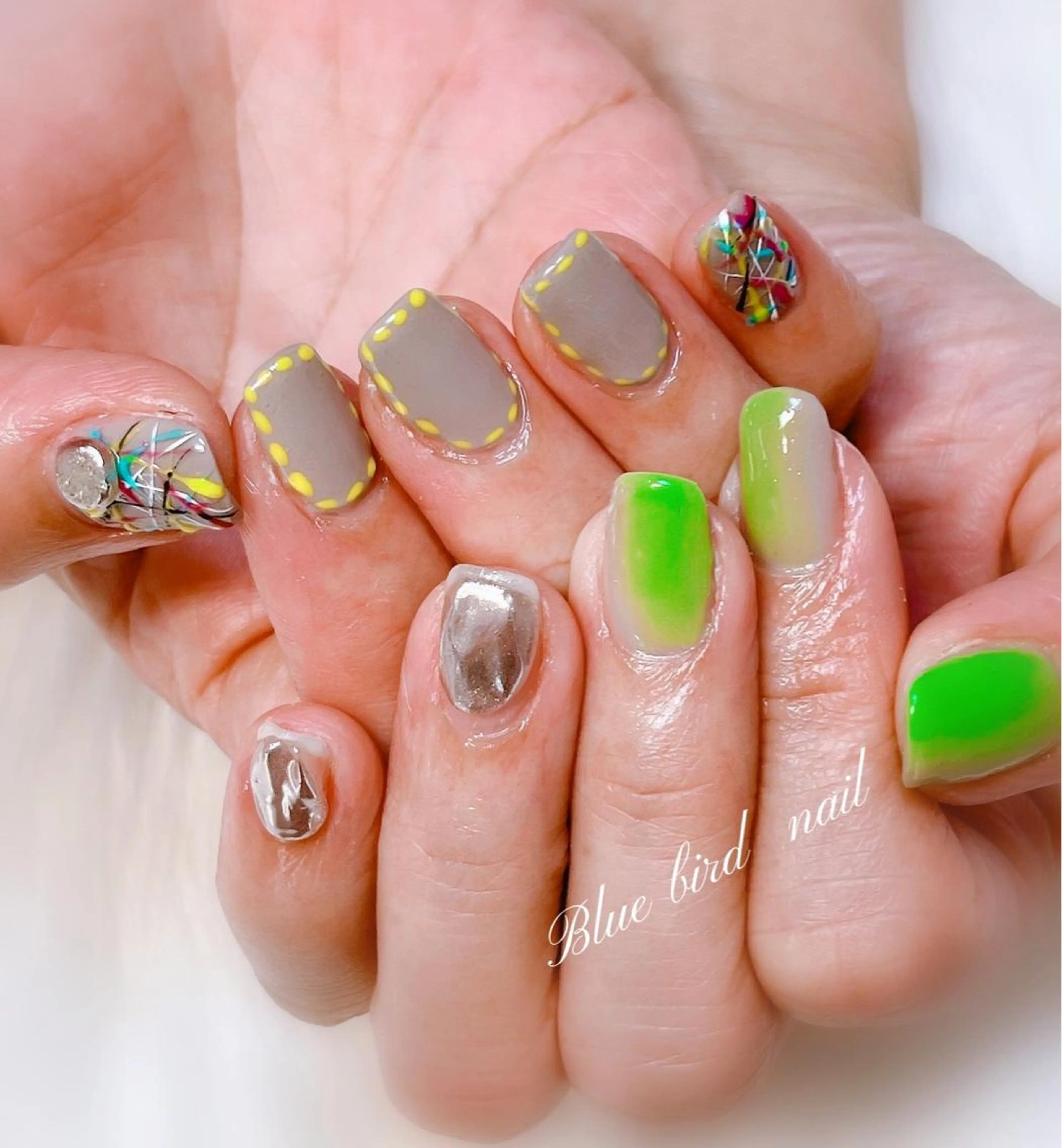 ネイル Blue bird  nailのネイルデザイン