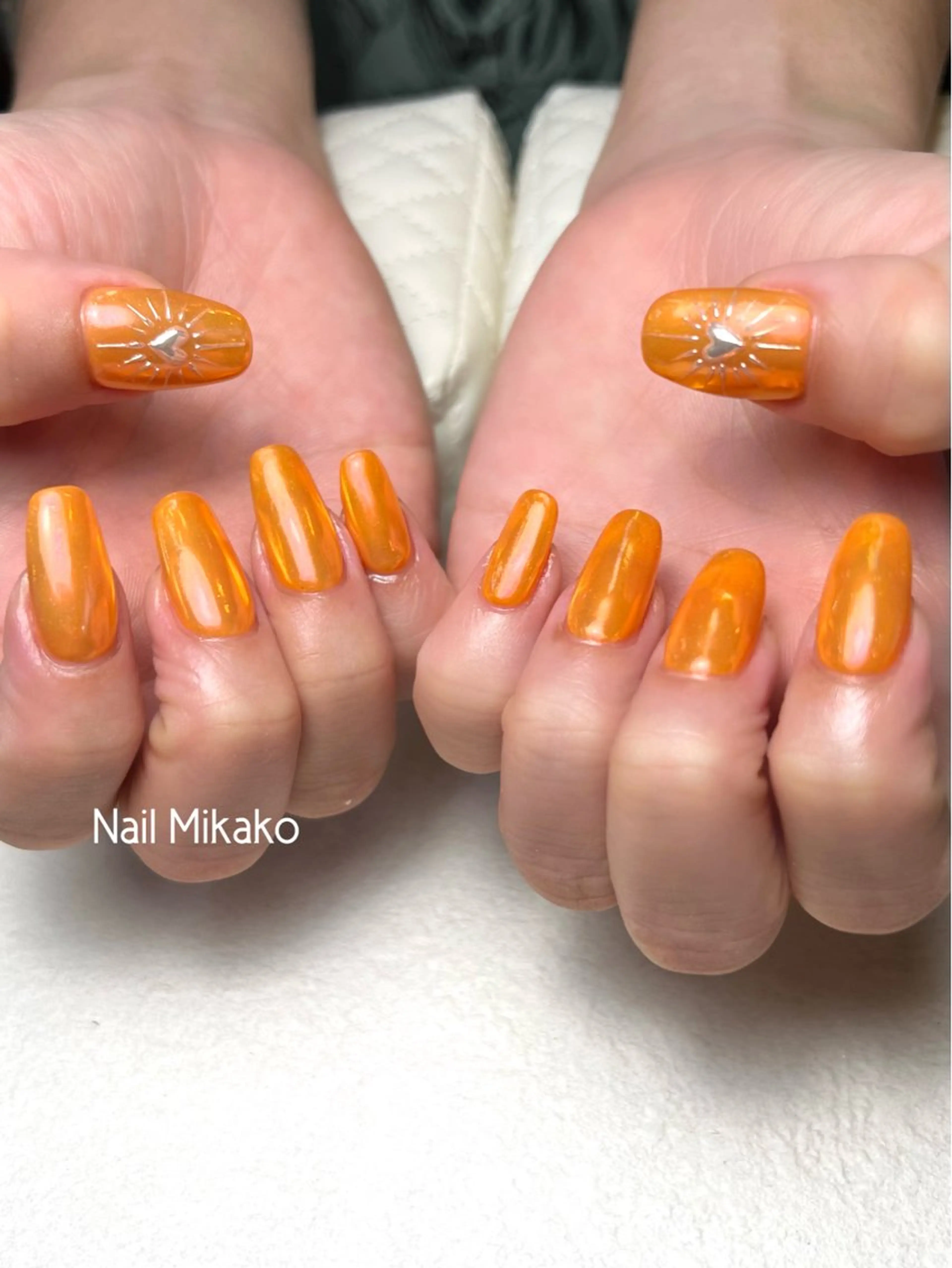 ネイル アートネイル ハート Nail Mikakoのネイルデザイン