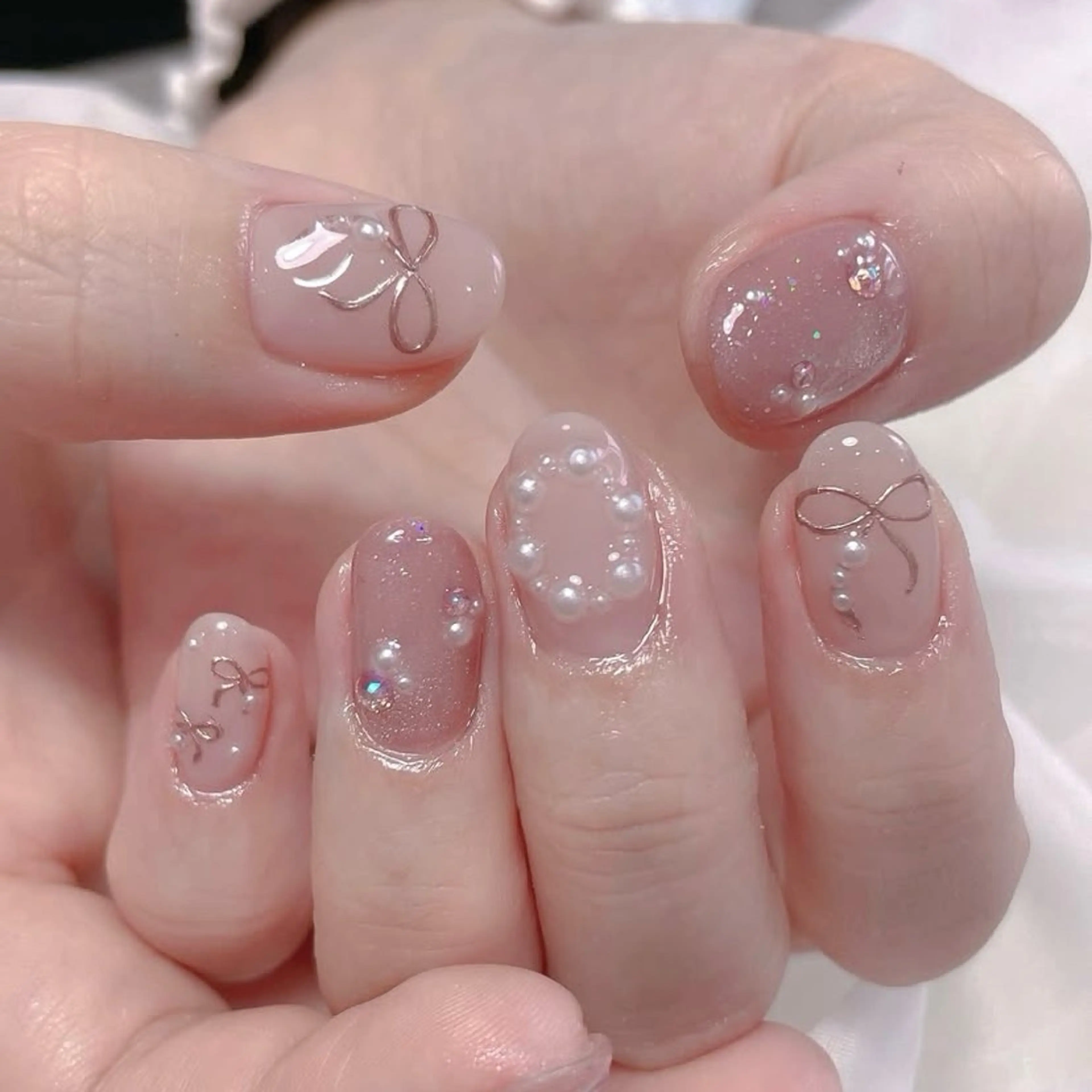 ネイル Camellia 長さだし& デザインのネイルデザイン