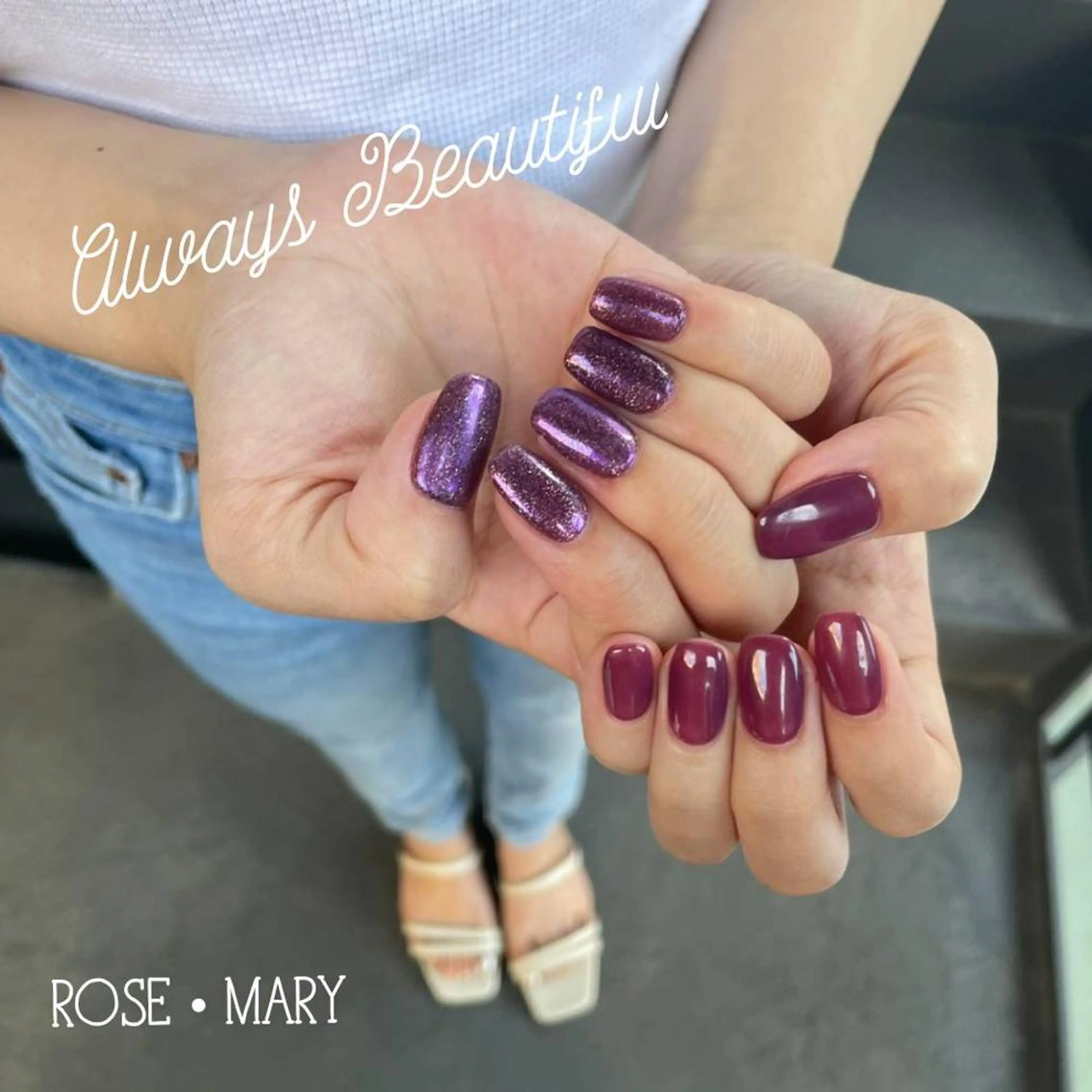 ネイル ハンドネイル ROSE・ MARY 鈴木のネイルデザイン