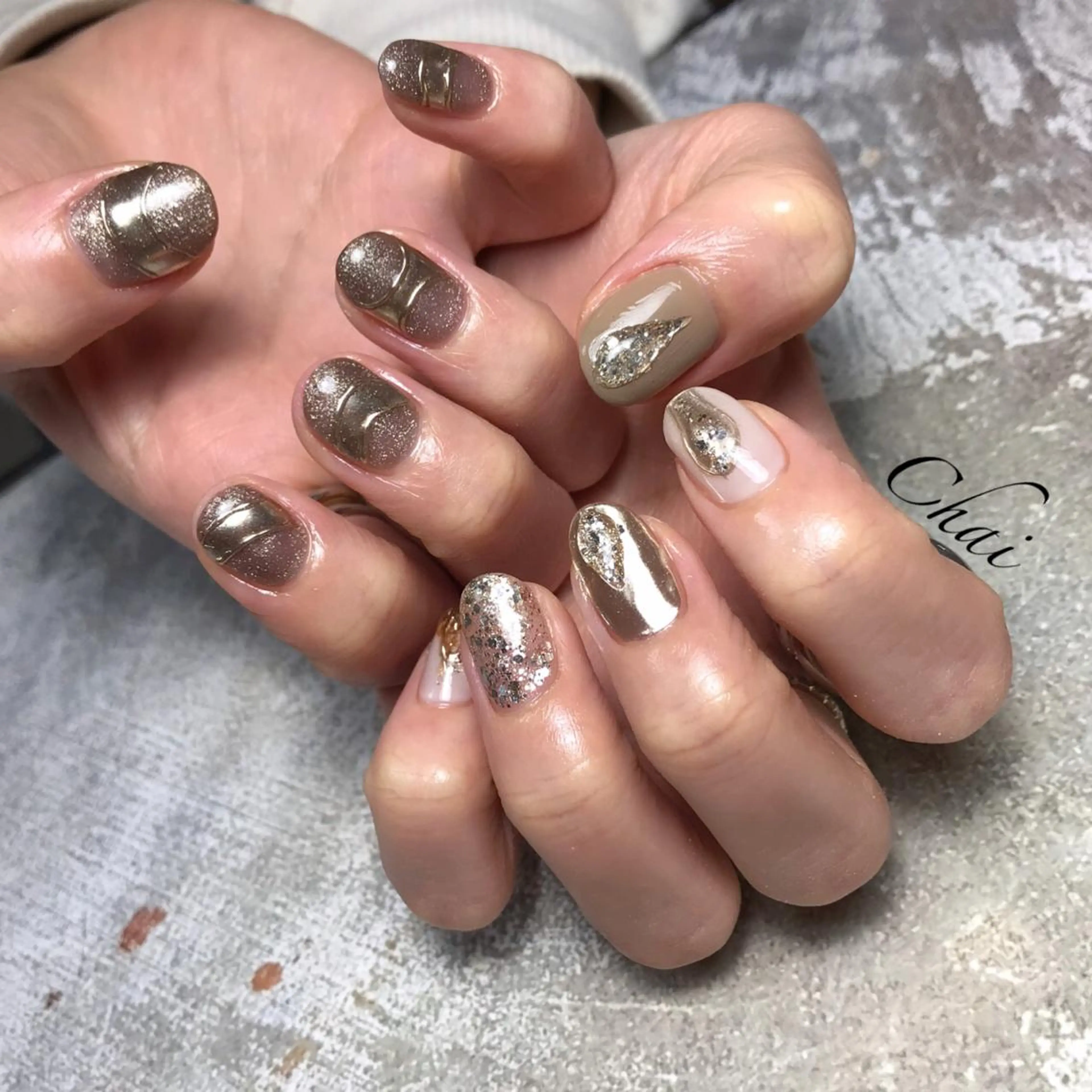 ネイル ハンドネイル 💅chainail _aiのネイルデザイン