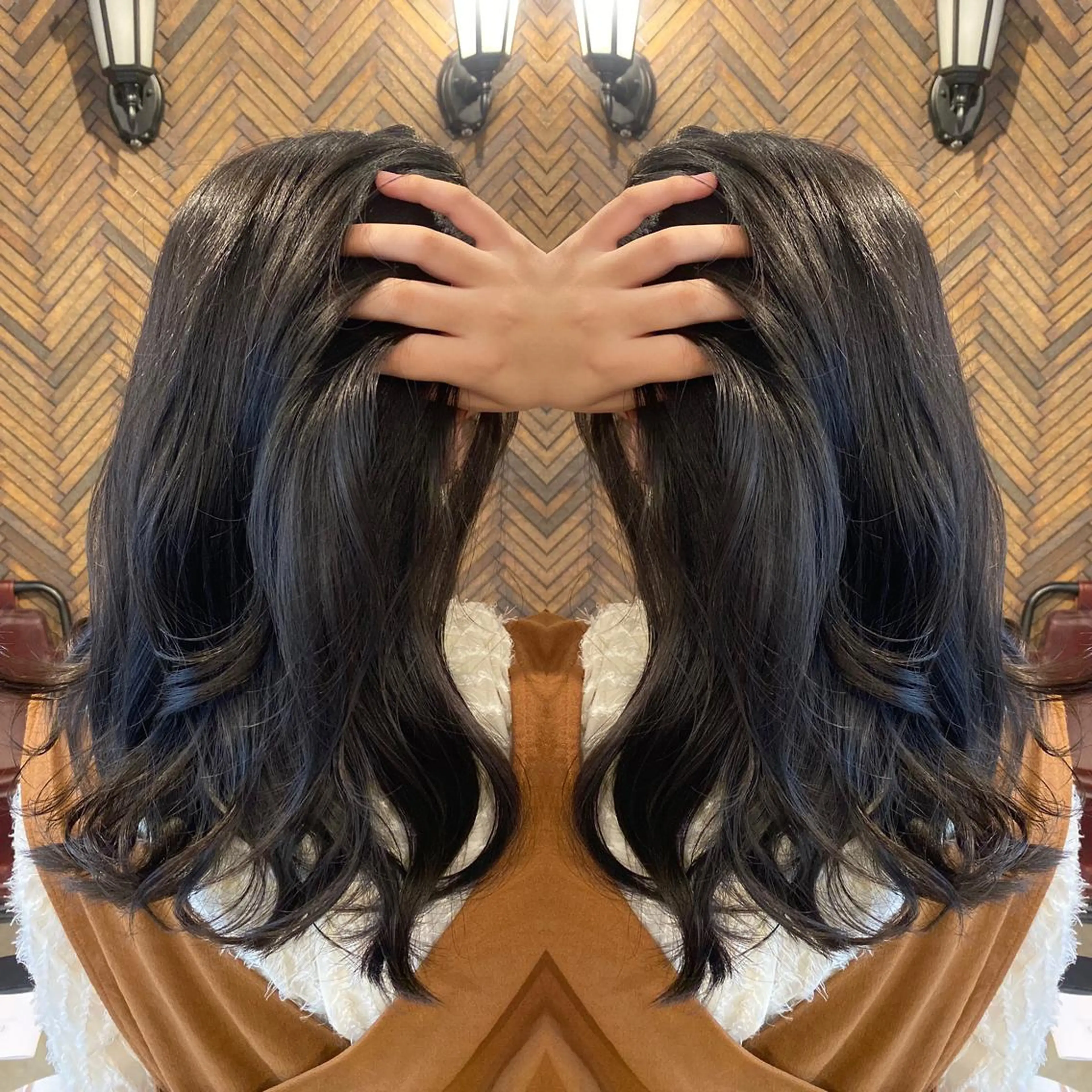 ロング カラー tocca 💜石田愛結💜のヘアスタイル