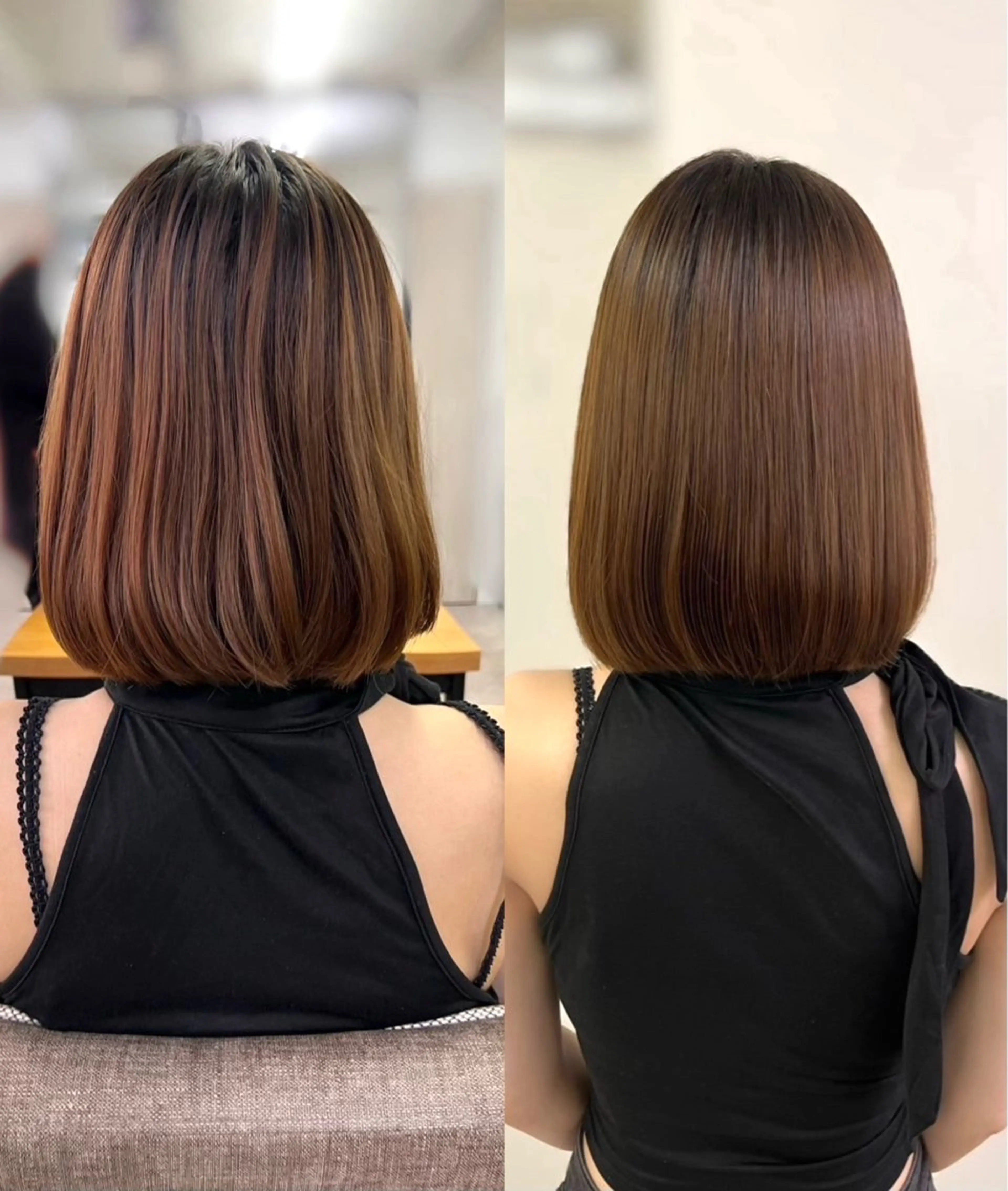 キッズ カット 縮毛矯正 💖暖色系カラー💖 🦋HARU 🦋のヘアスタイル