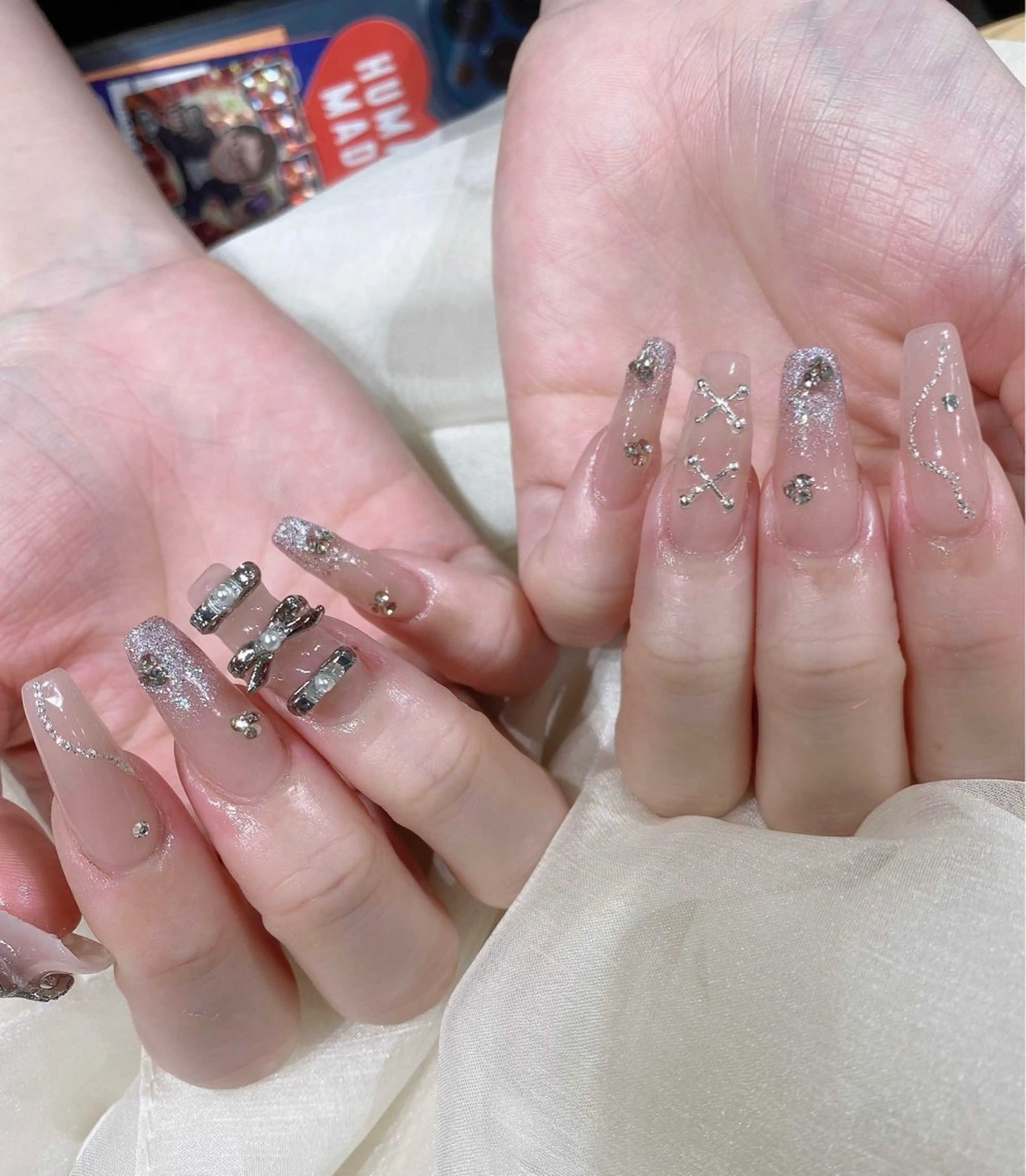 ロング JNA認定講師🌸 RIEのネイルデザイン