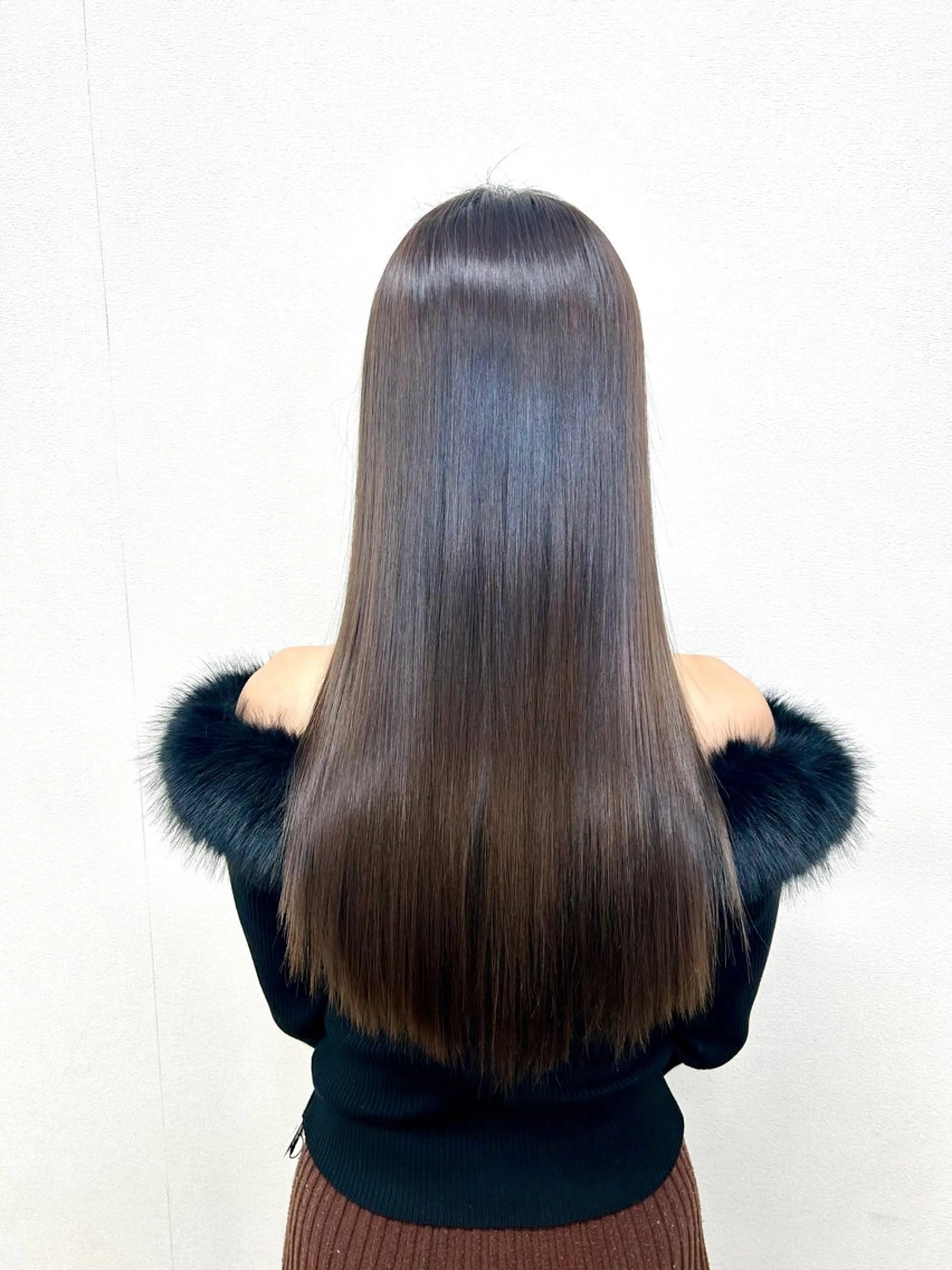 ロング カラー ninaアイドル前髪 ×透明感🎀のヘアスタイル