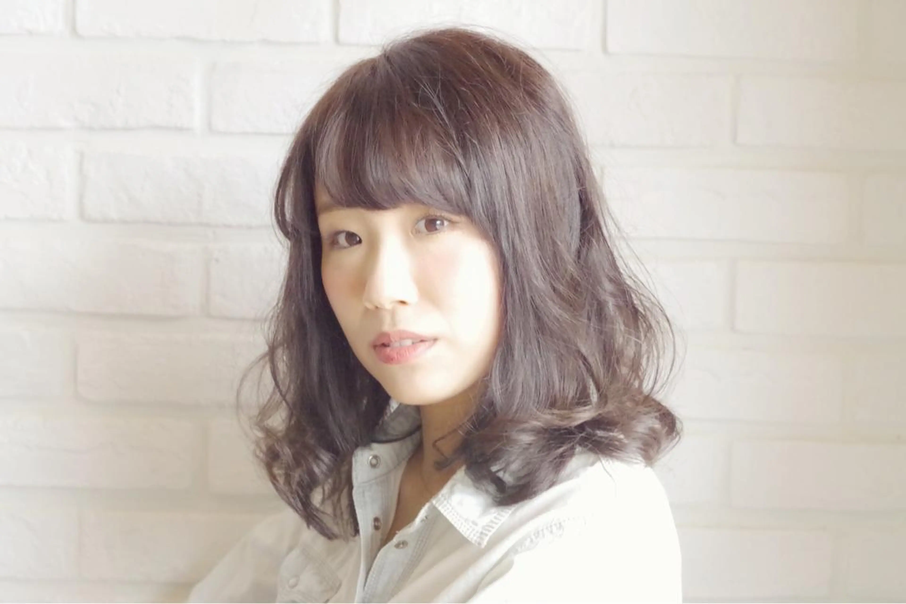 ミディアム セミロング hair create Conté所属・富岡 俊行のヘアスタイル