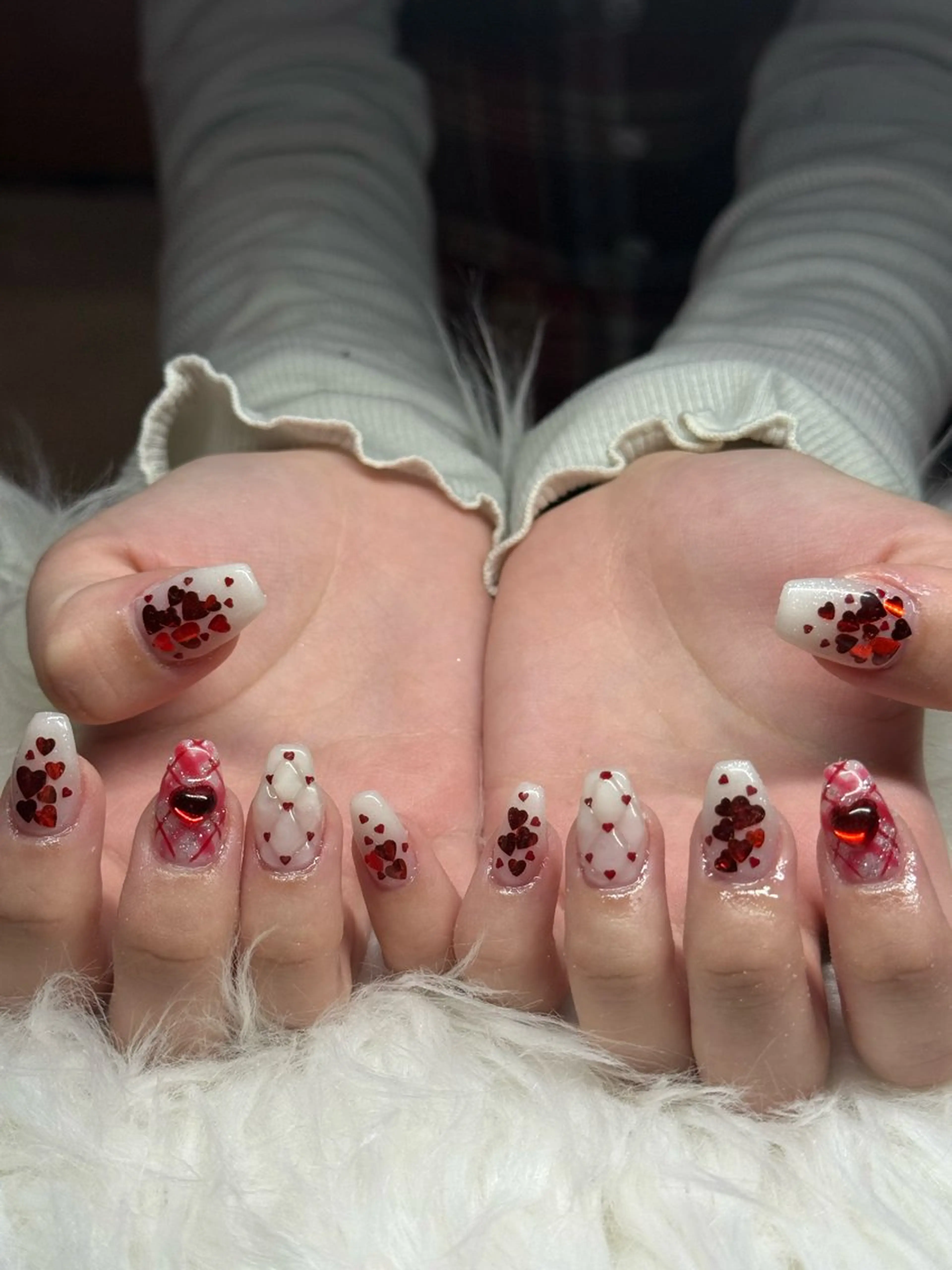 【4月限定キャンペーン♡】他店オフ長さ出し無料デザインやり放題M メニューの写真