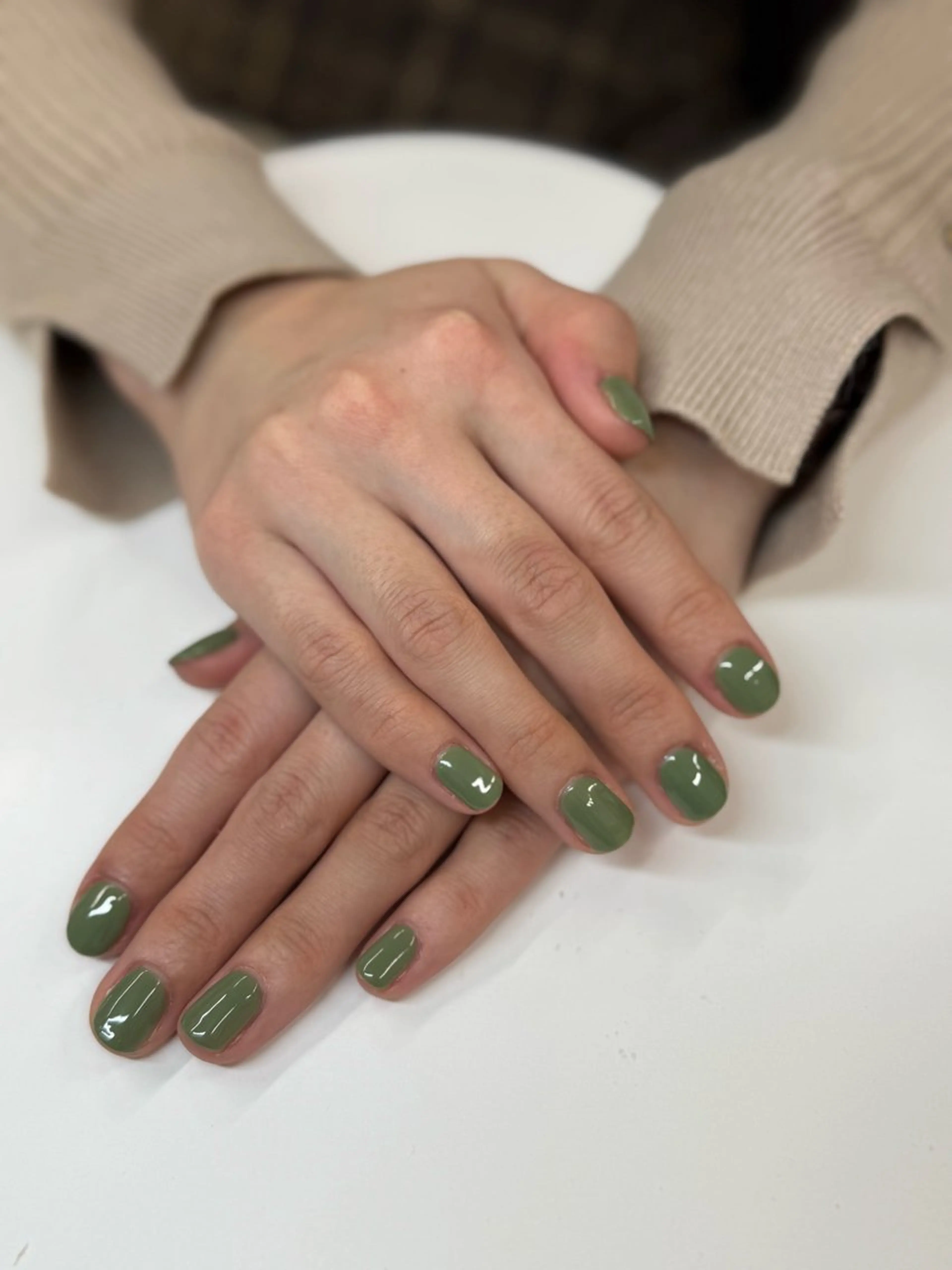ネイル ワンカラーネイル Nail salon ibelu 恵比寿西口店所属・髙瀬 陽菜のネイルデザイン