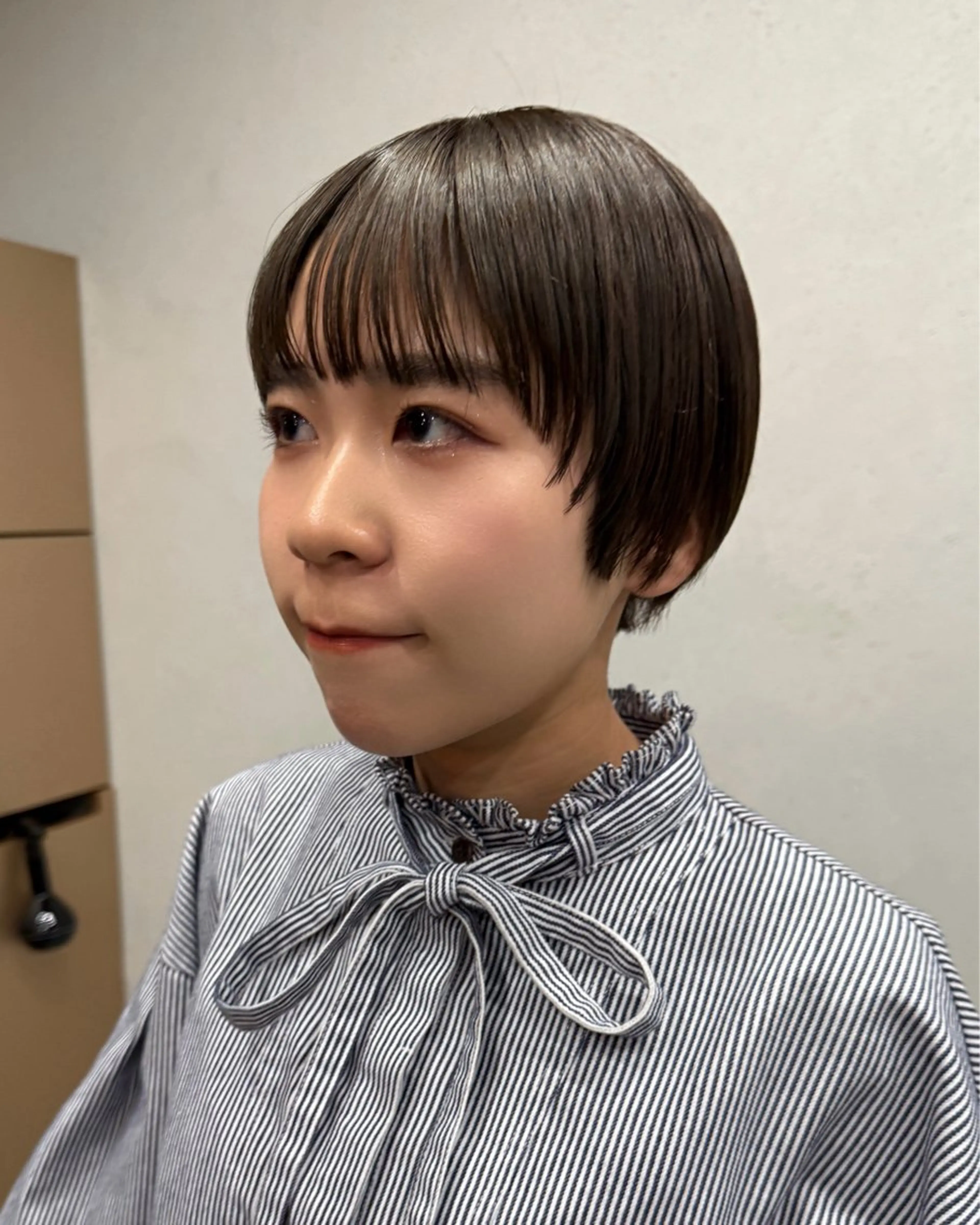 ショート カラー カット ヘアカラー トリートメント 表参道🌿赤み消し カラー/チナツのヘアスタイル