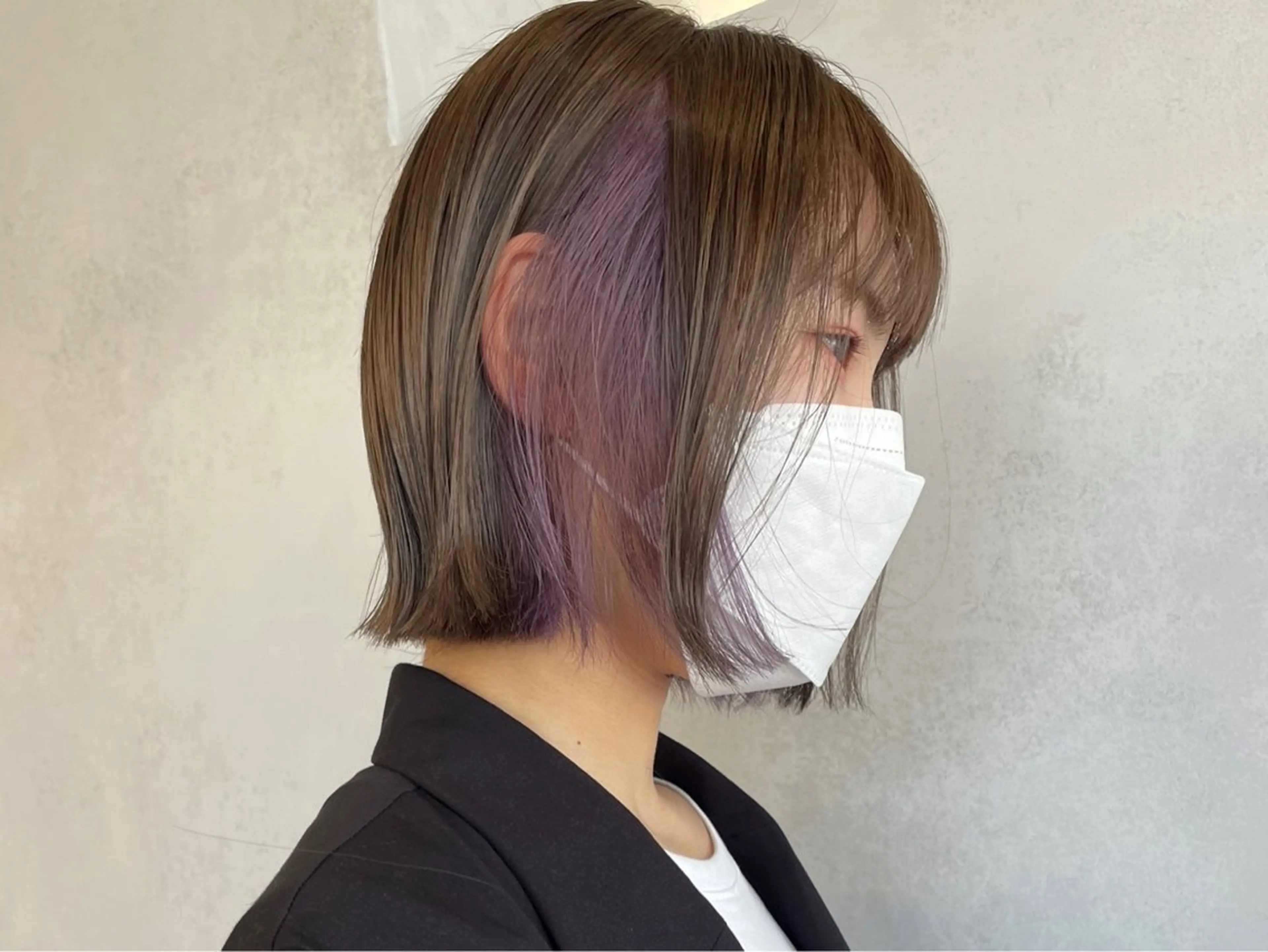 『インナーカラー🎨（デザインカラー）💞』ブリーチ&オンカラー＋前処理CMCトリートメントの写真