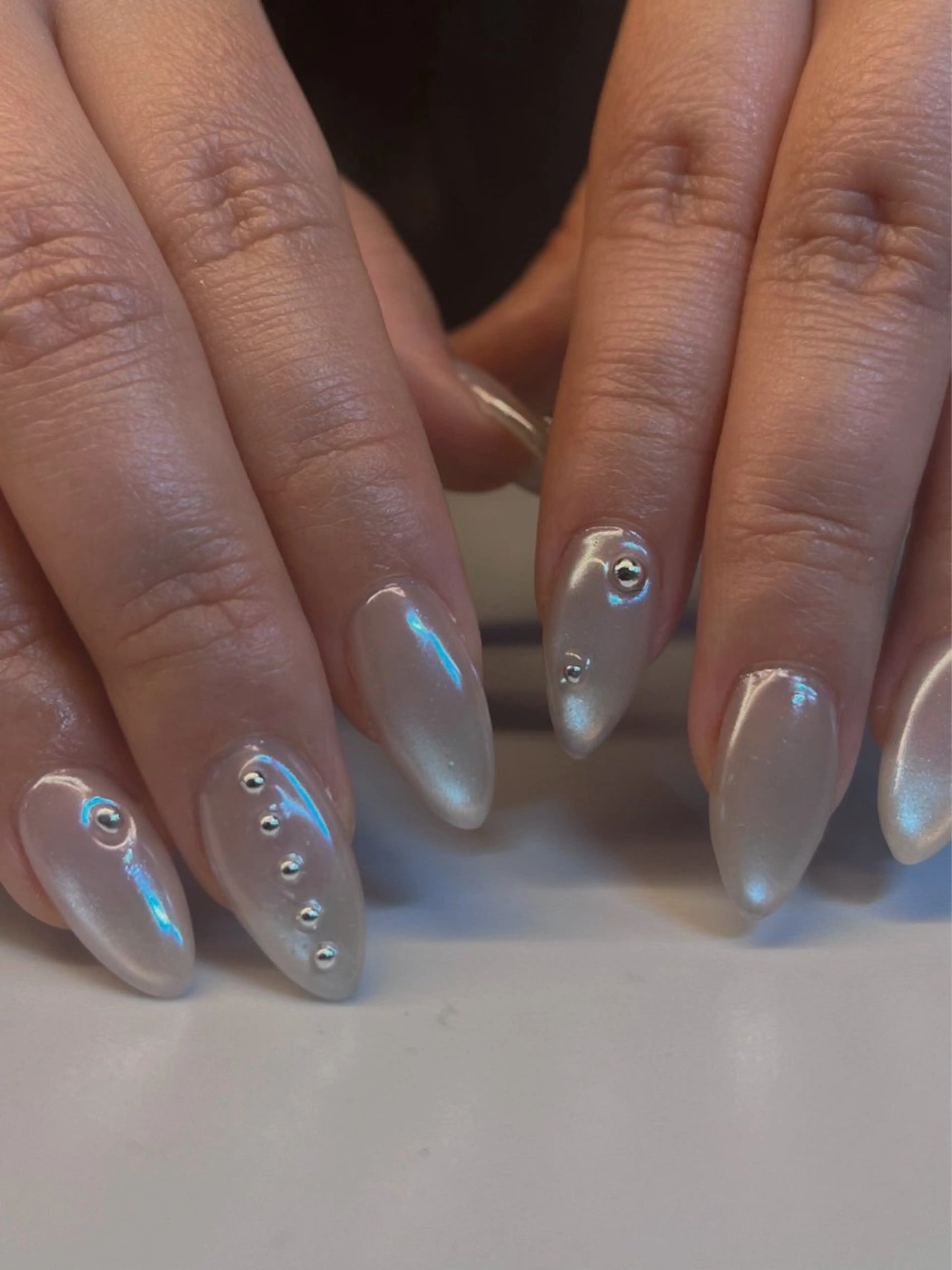 ネイル アートネイル マグネットネイル ミラーネイル sususu駒澤大学 Noeのネイルデザイン