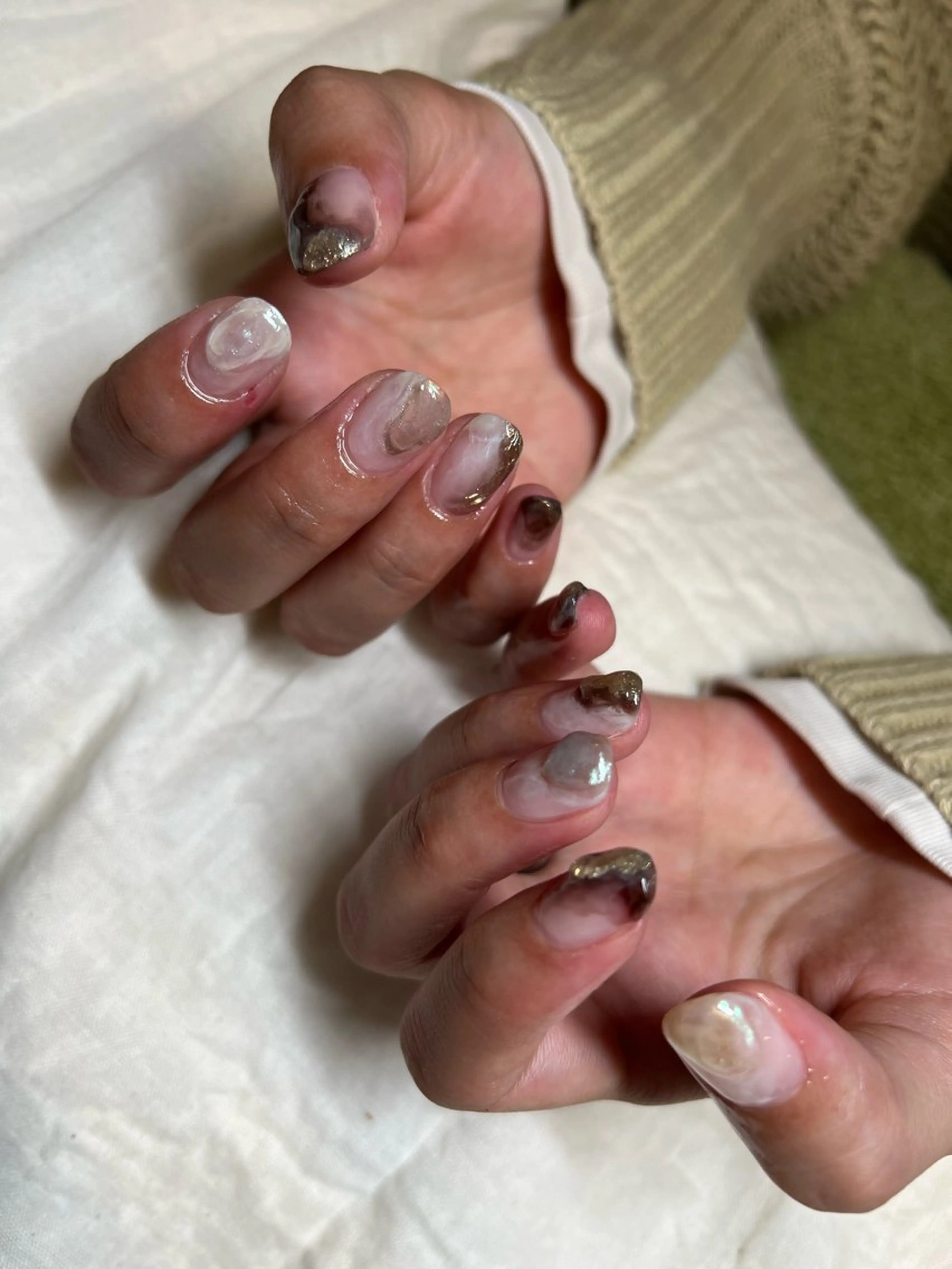 ネイル ハンドネイル Ajuga. 太田 さやかのネイルデザイン