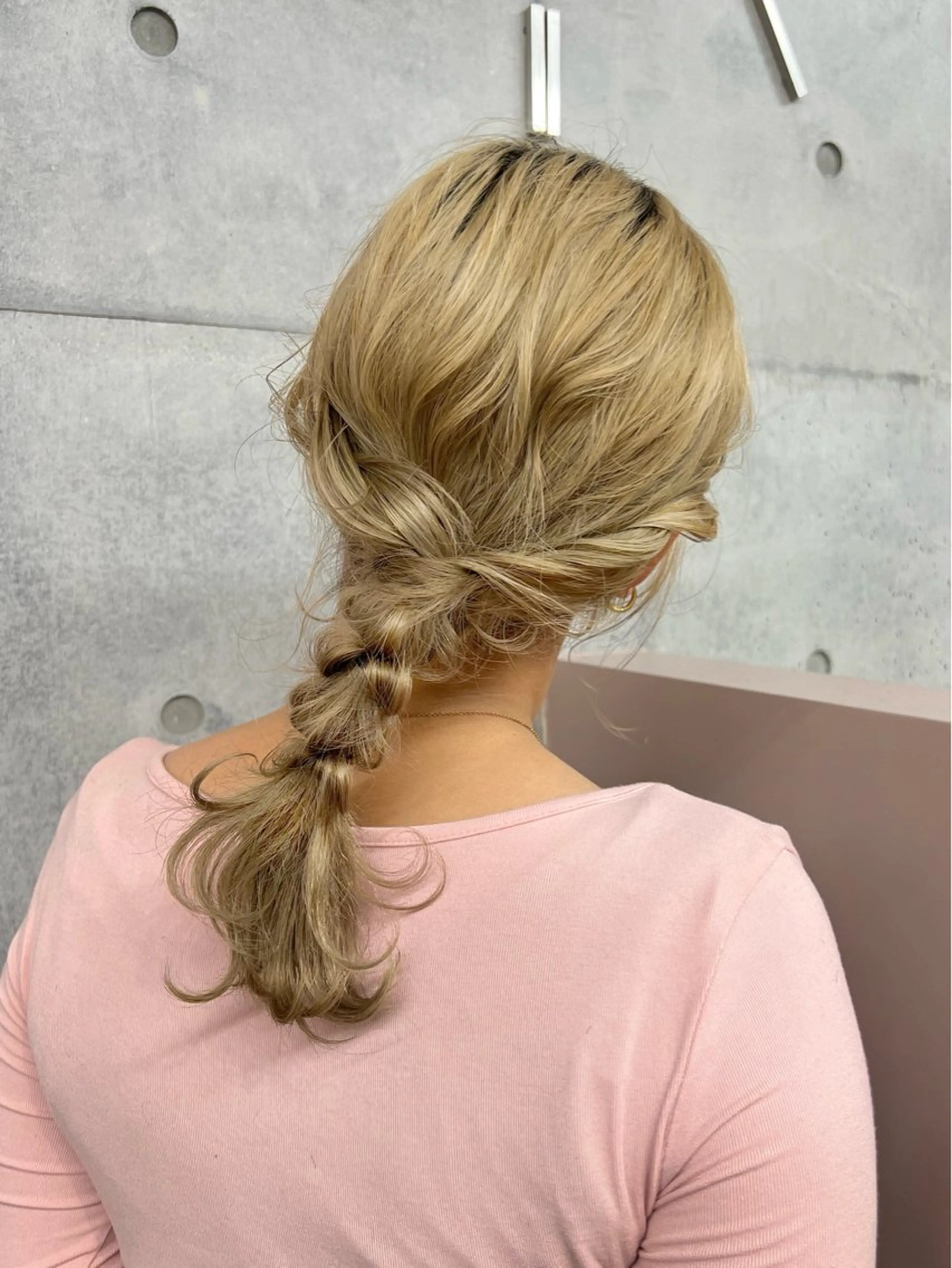 ロング ヘアセット カコ/レイヤーカット ヘアアレンジのヘアスタイル