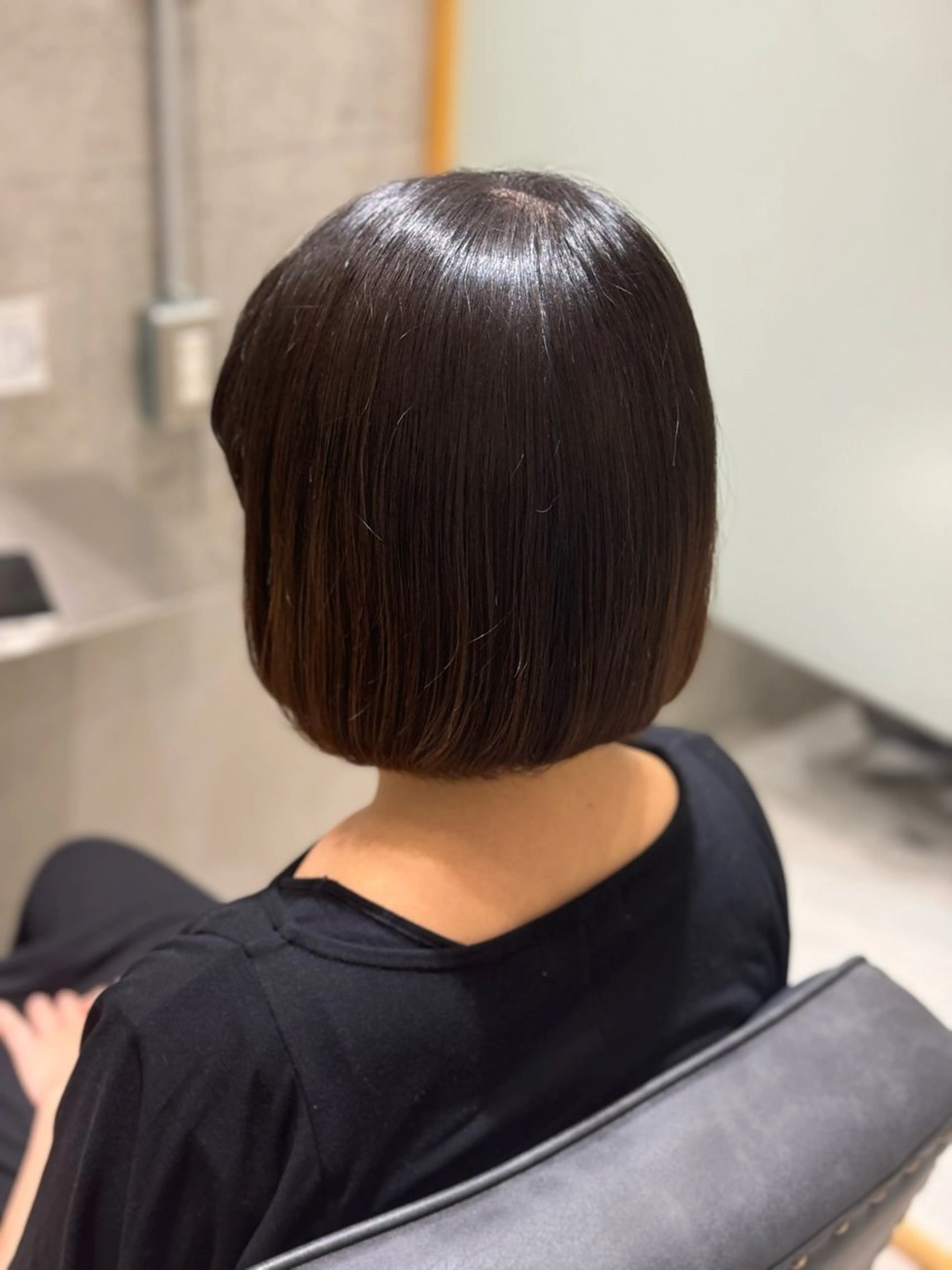 ミディアム ボブ カット 黒島優香🦋 /縮毛矯正/髪質改善のヘアスタイル