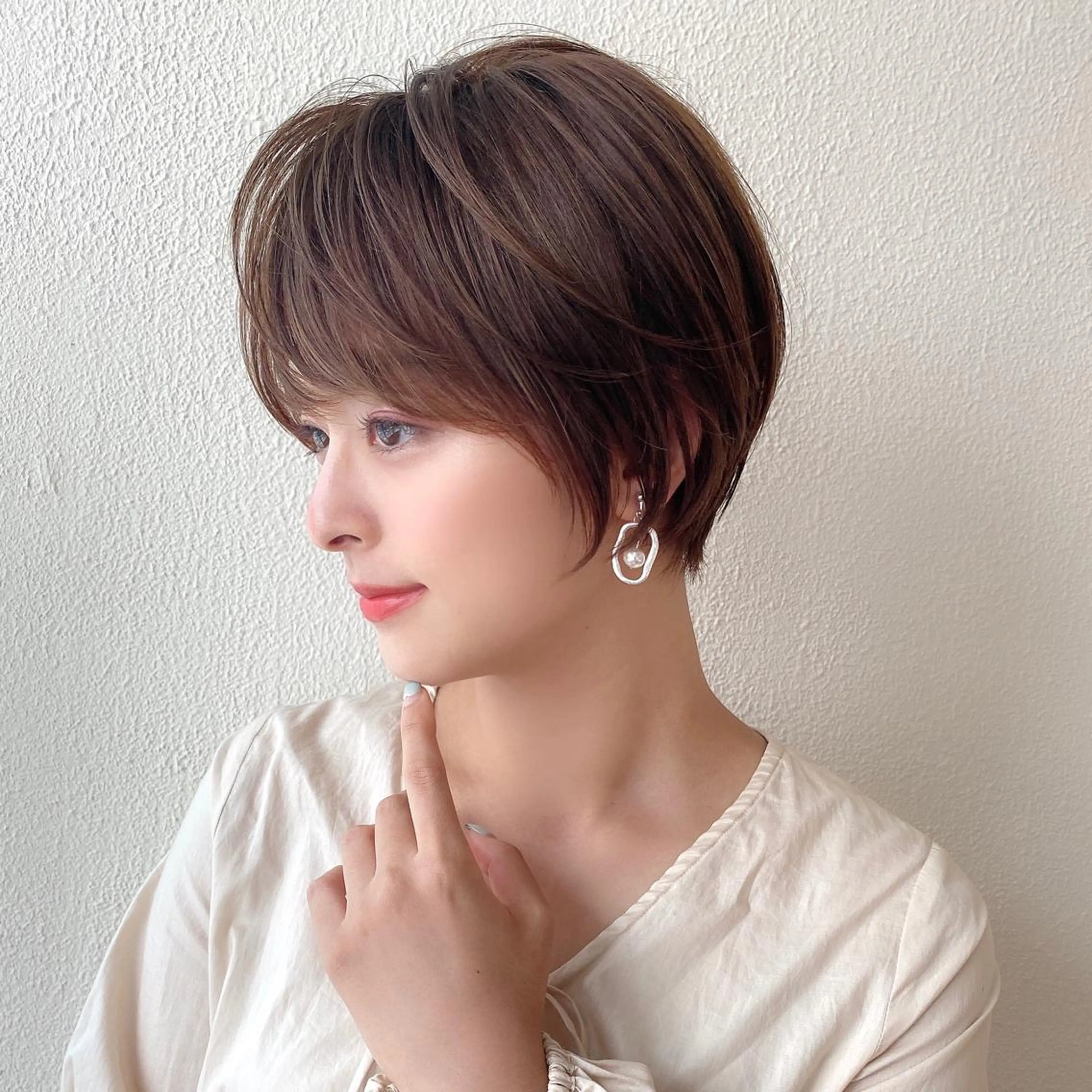 ショート カラー パーマ ヘアアレンジ キッズ ネイル マツエク・マツパ ショートヘア トリートメント ニュアンスネイル ショートネイル ニュアンスパーマ カット ヘアカラー トリートメント ショートの神✨AFL OAT 井上康平のヘアスタイル