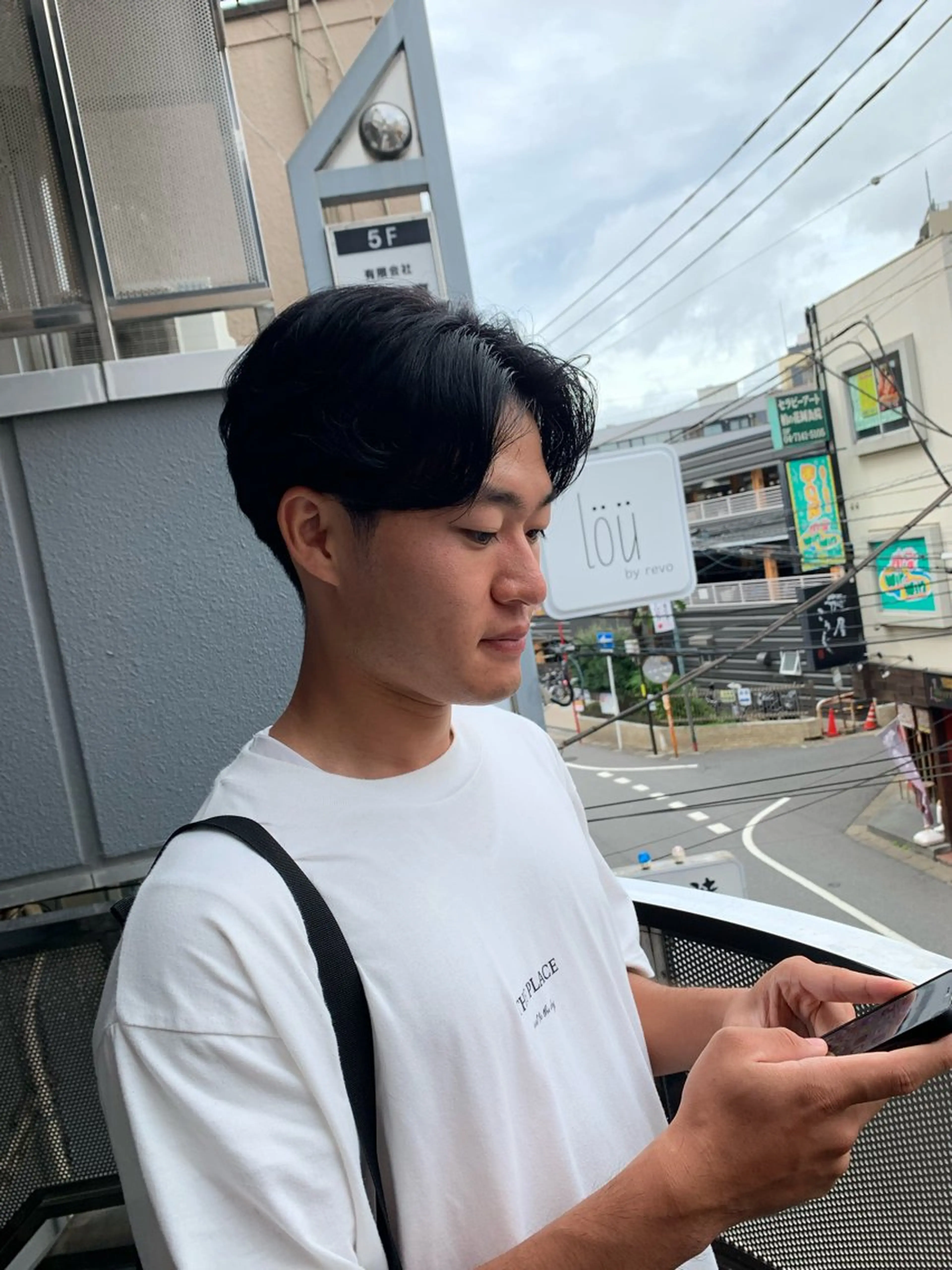 ミディアム メンズ/柏/パーマ/ チハヤのヘアスタイル