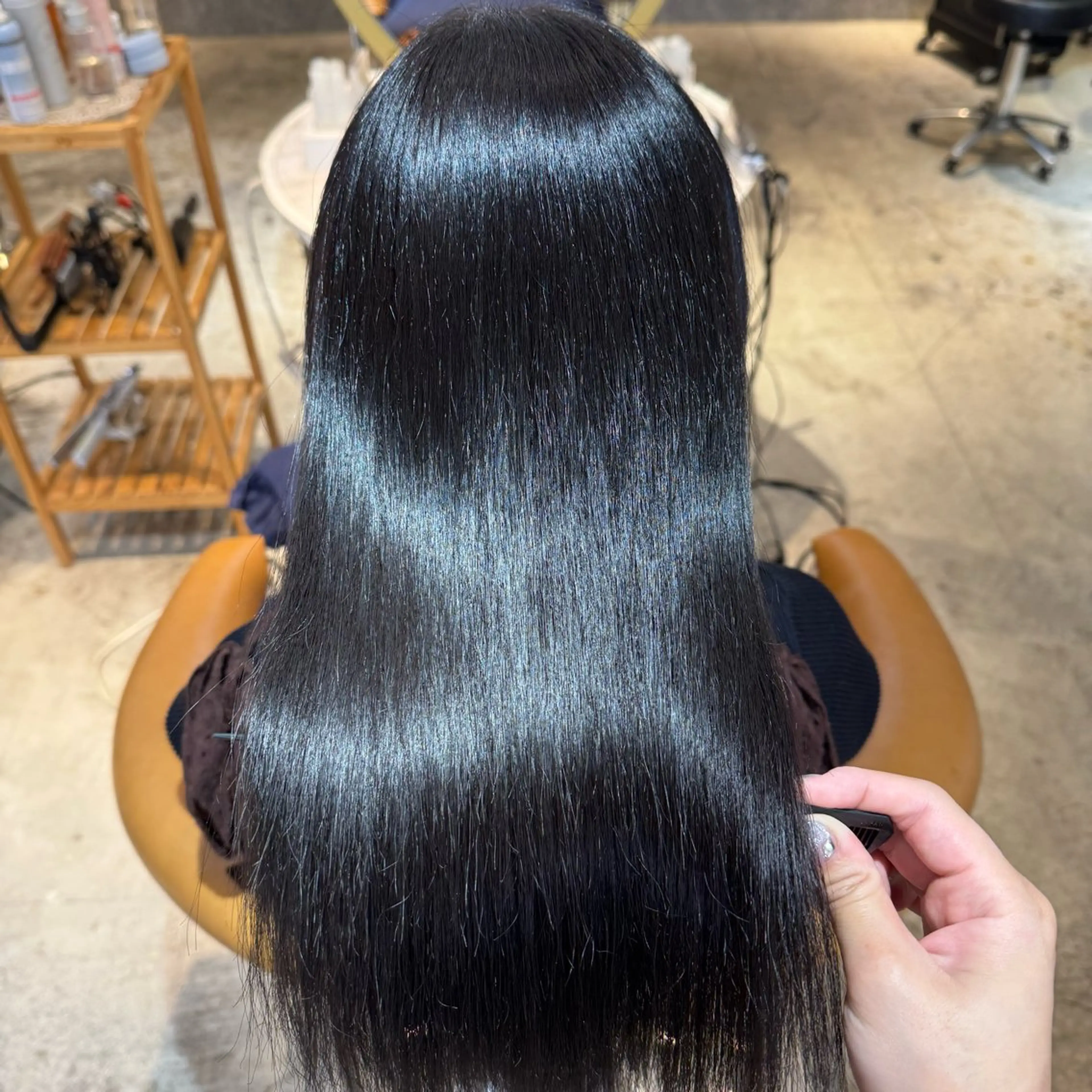 セミロング 髪質改善 縮毛矯正 カット ヘアカラー 縮毛矯正 トリートメント ヘアセット 髪質改善/ボブ /韓国/erikoのヘアスタイル