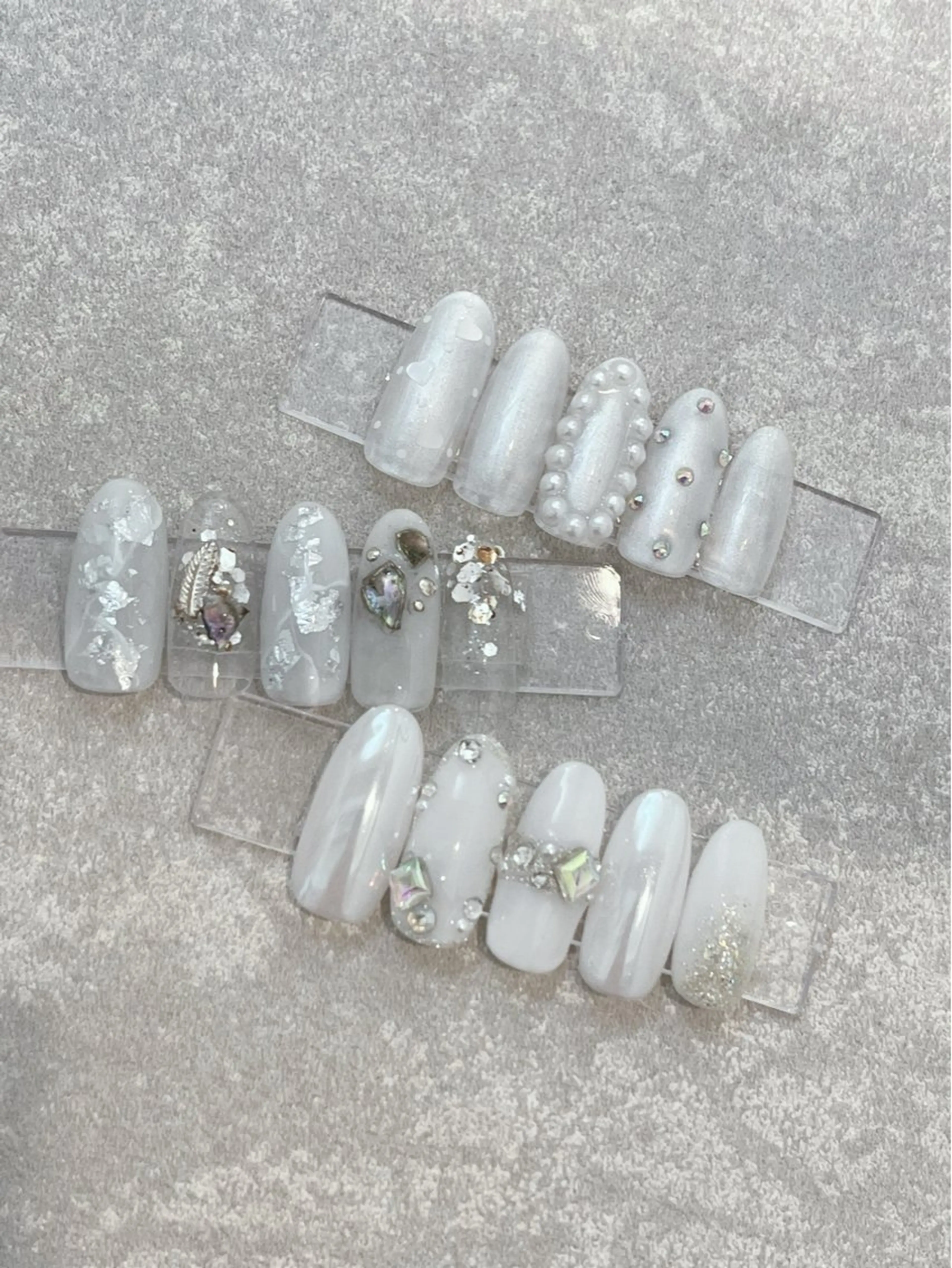 ネイル ホワイト Hirayama kimiのネイルデザイン