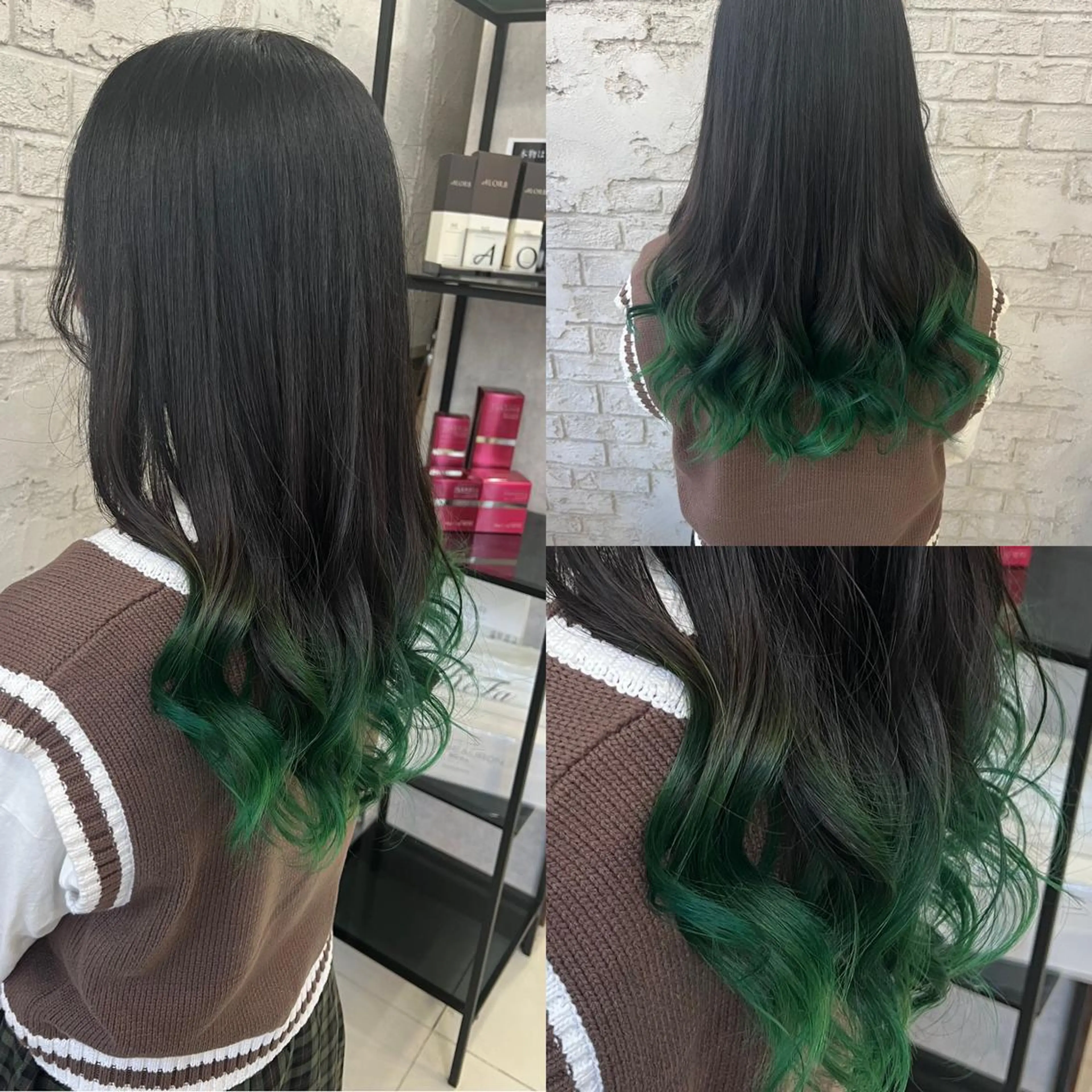 ロング カラー カット ヘアカラー トリートメント エクステ＆艶カラー 🎀YURINA🎀のヘアスタイル