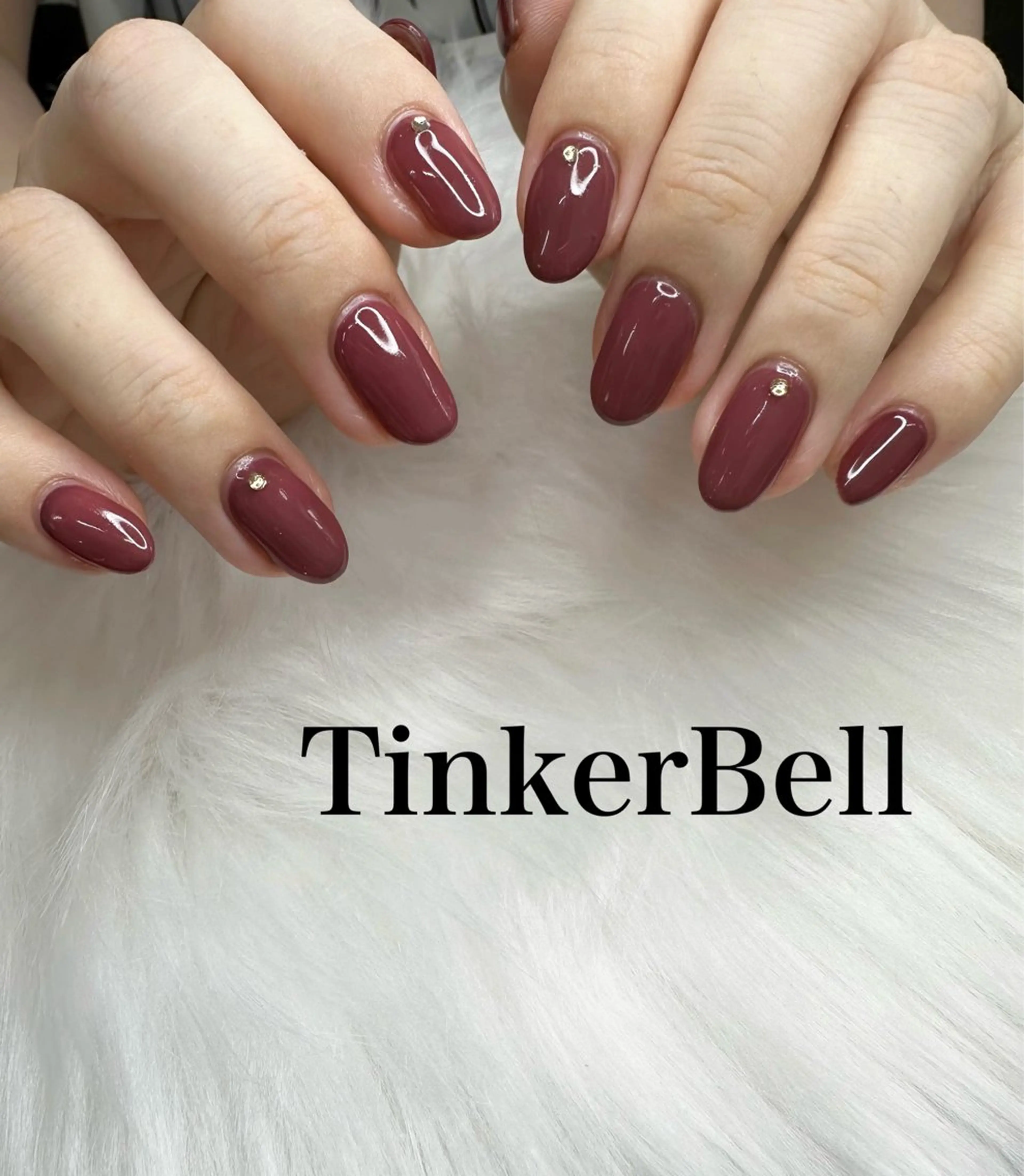 ネイル マットネイル ワンカラーネイル フットネイル Tinker Bellのネイルデザイン