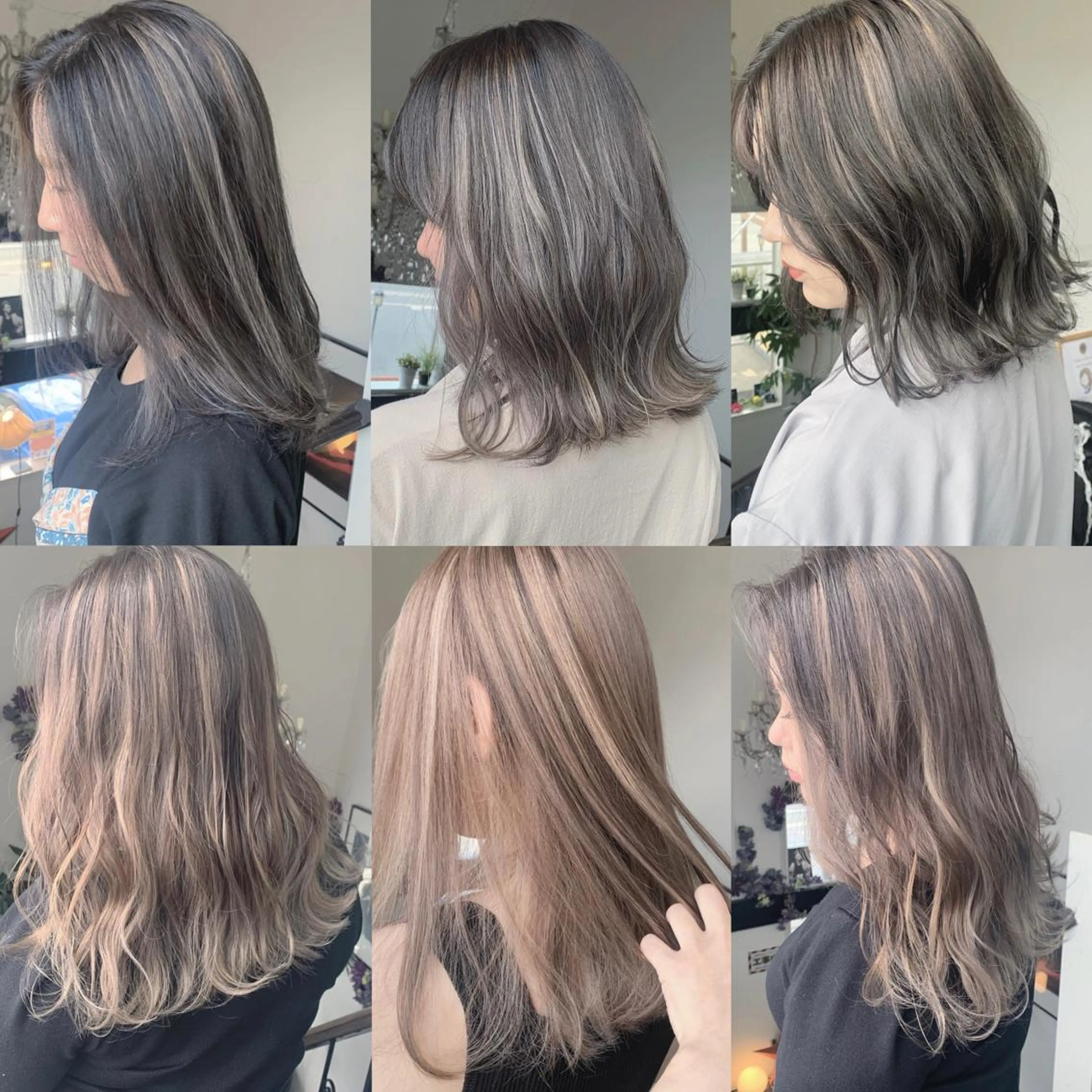 ロング カラー ヘアカラー 袴田 伊代のヘアスタイル