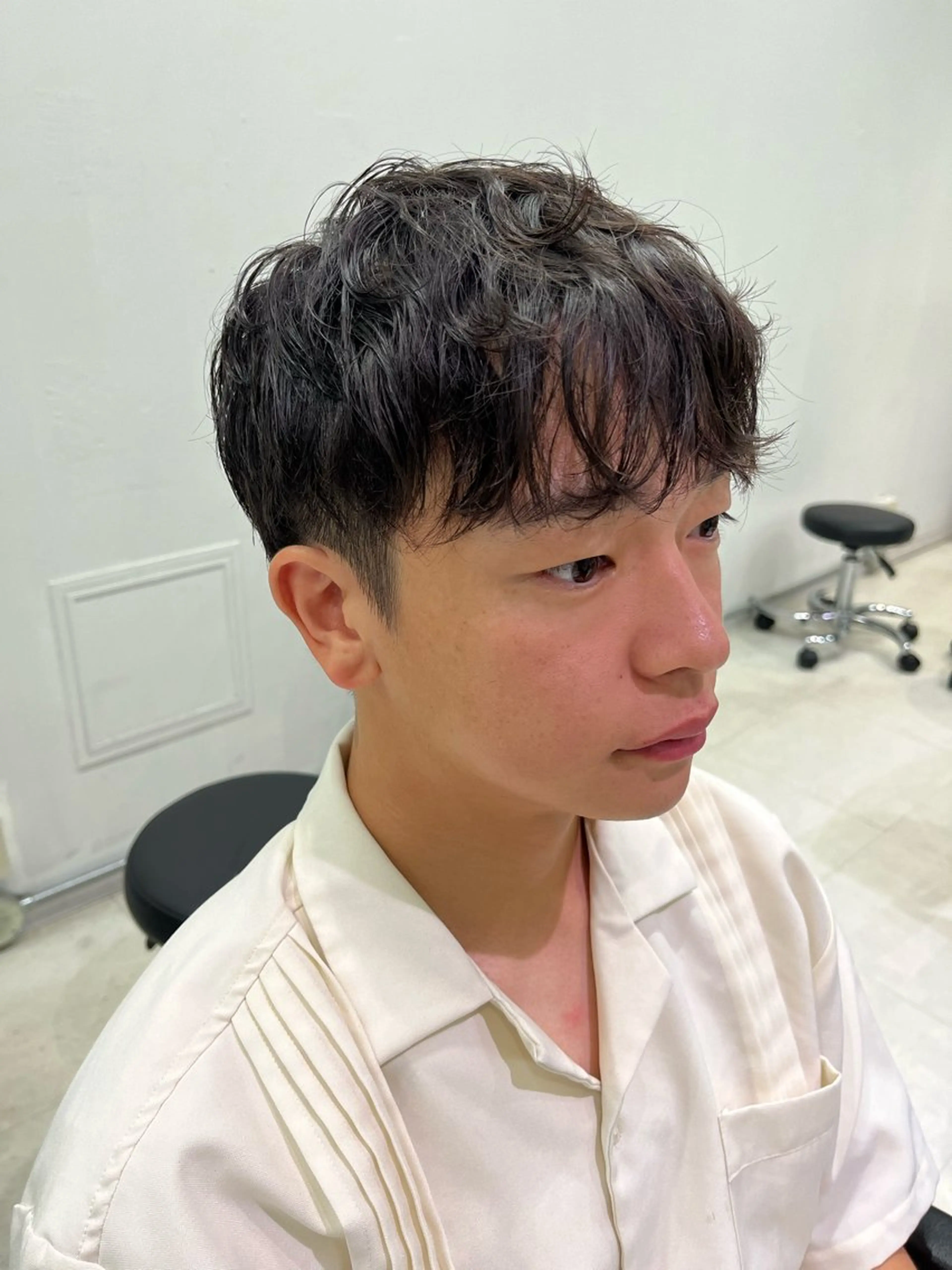 メンズ マッシュ メンズパーマ 刈り上げ カット パーマ 表参道/メンズカット 眉ワックス/坂入朱美の眉毛・アイブロウイメージ