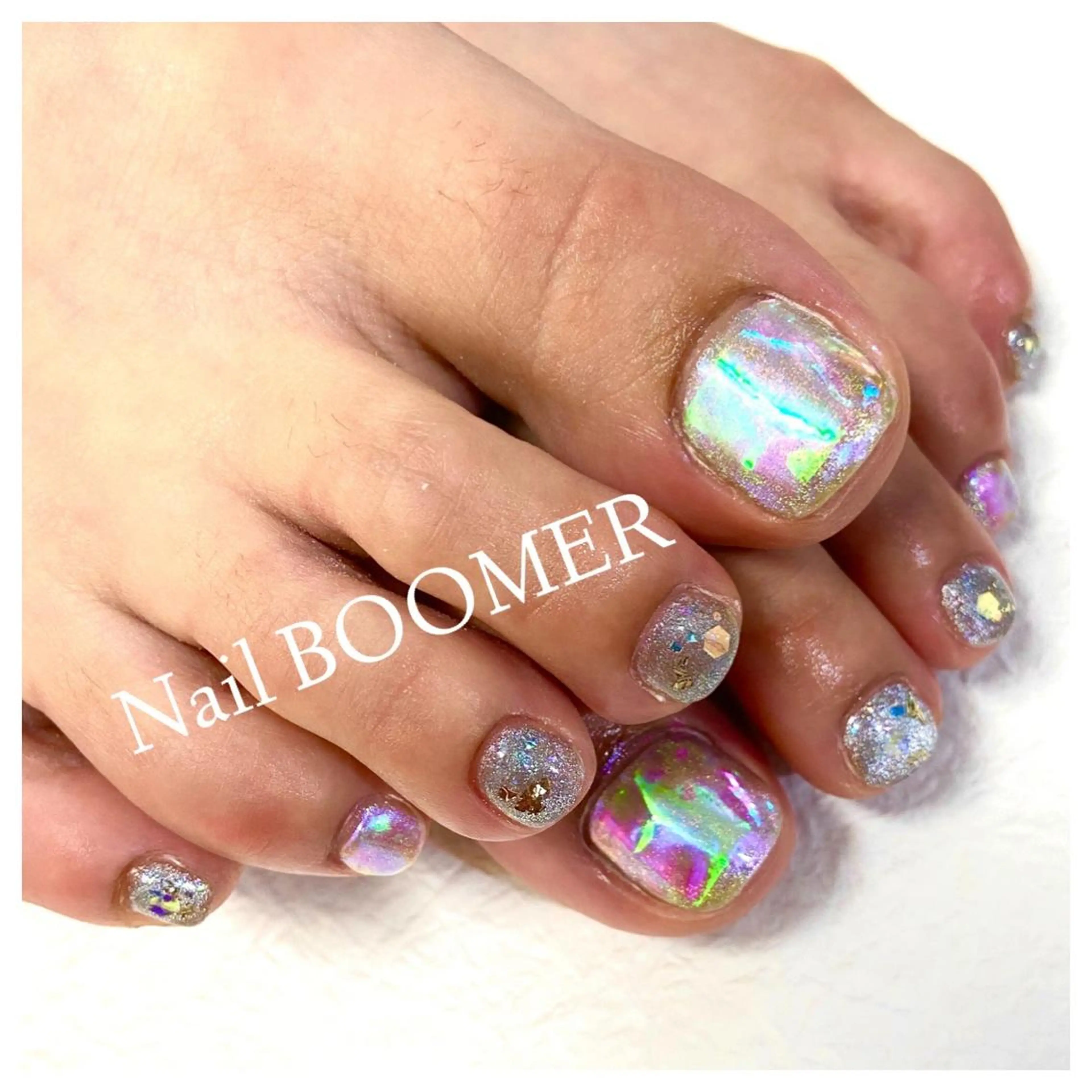 ネイル フットネイル ネイル ブーマーのネイルデザイン