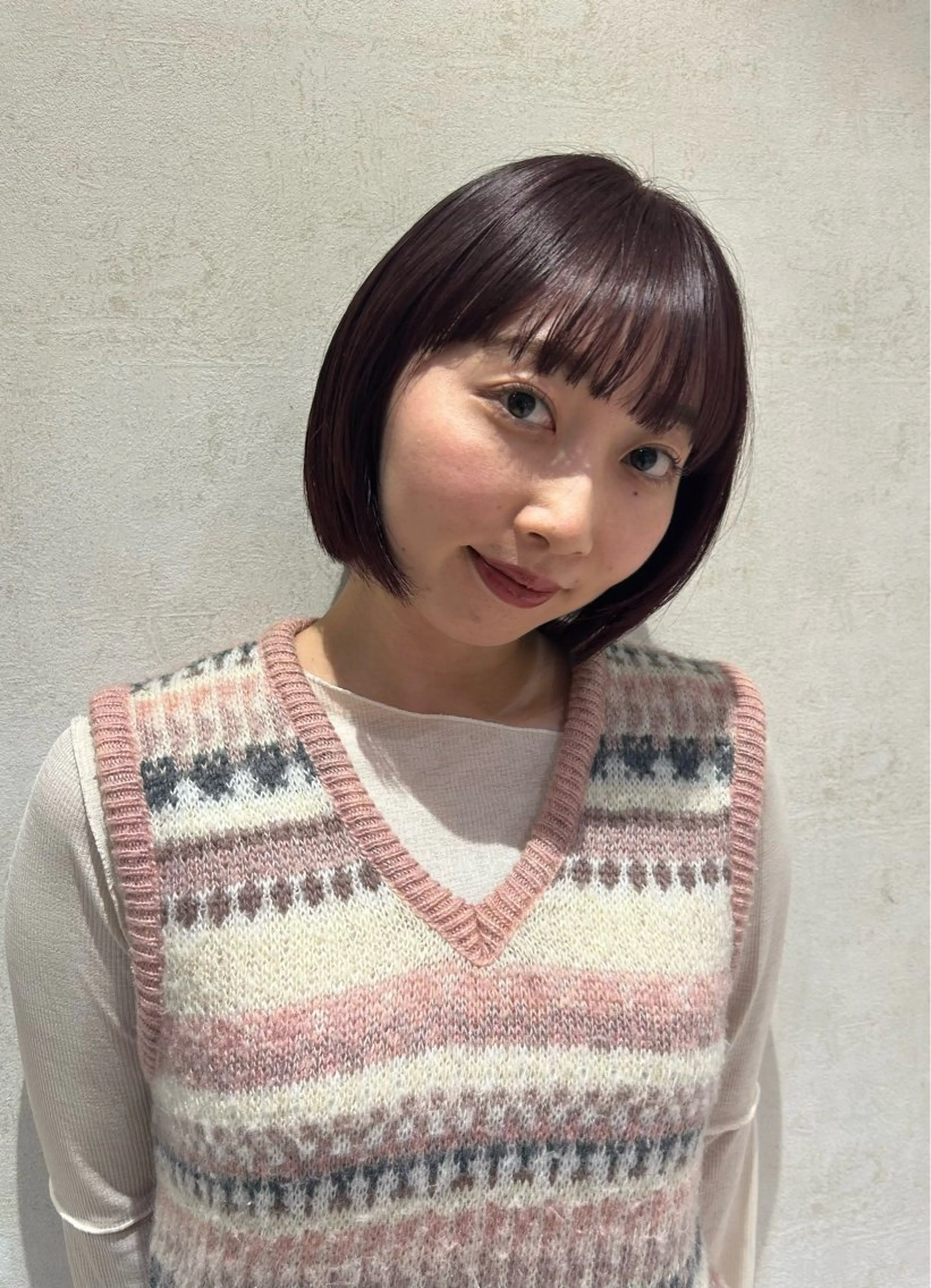 ショート カラー Sora/レイヤー/ 似合わせカラー🤎のヘアスタイル