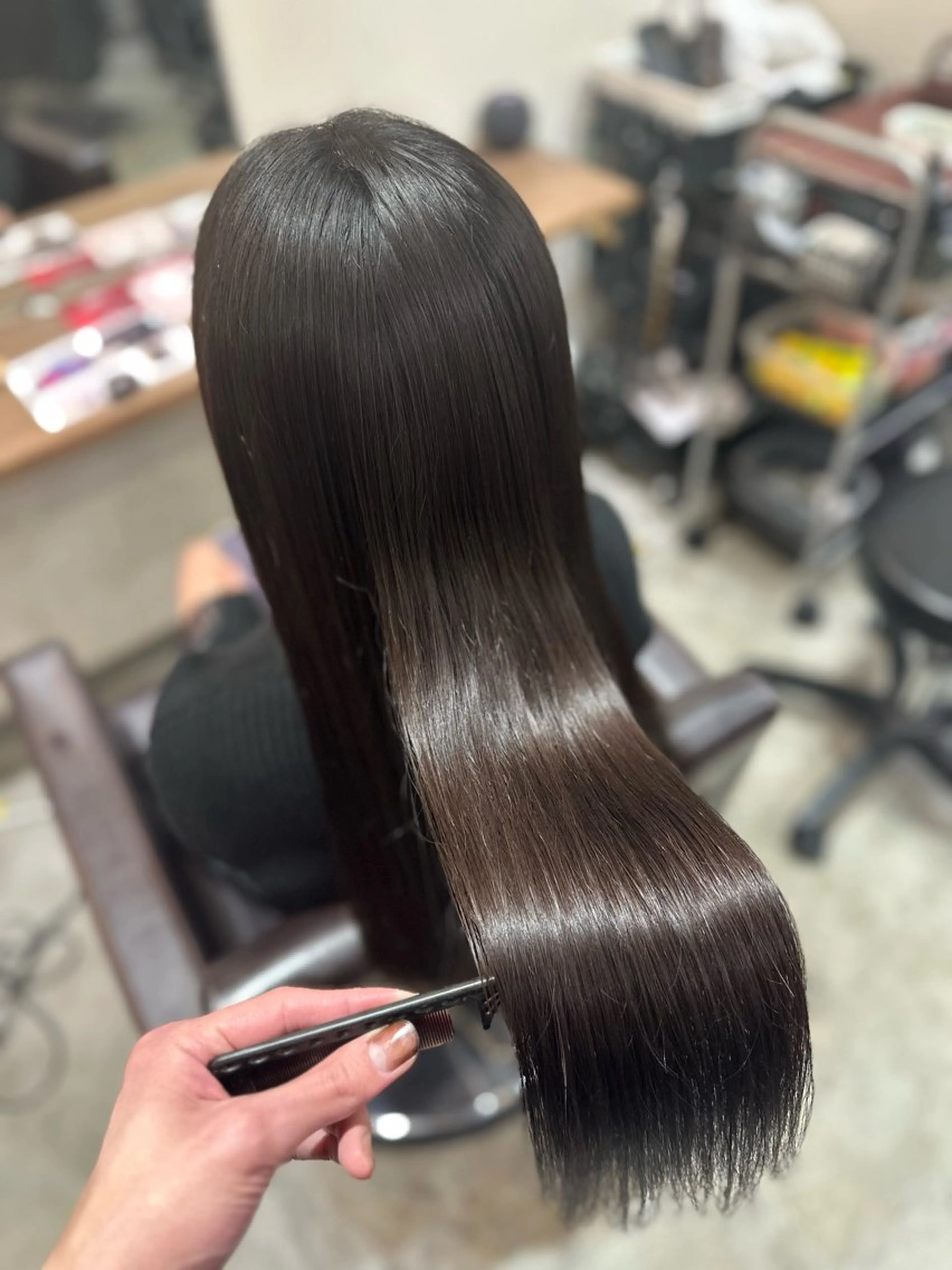 【平日限定/TOKIO縮毛矯正】カット+TOKIOケア縮毛矯正+トリートメント✂︎¥13,000の写真