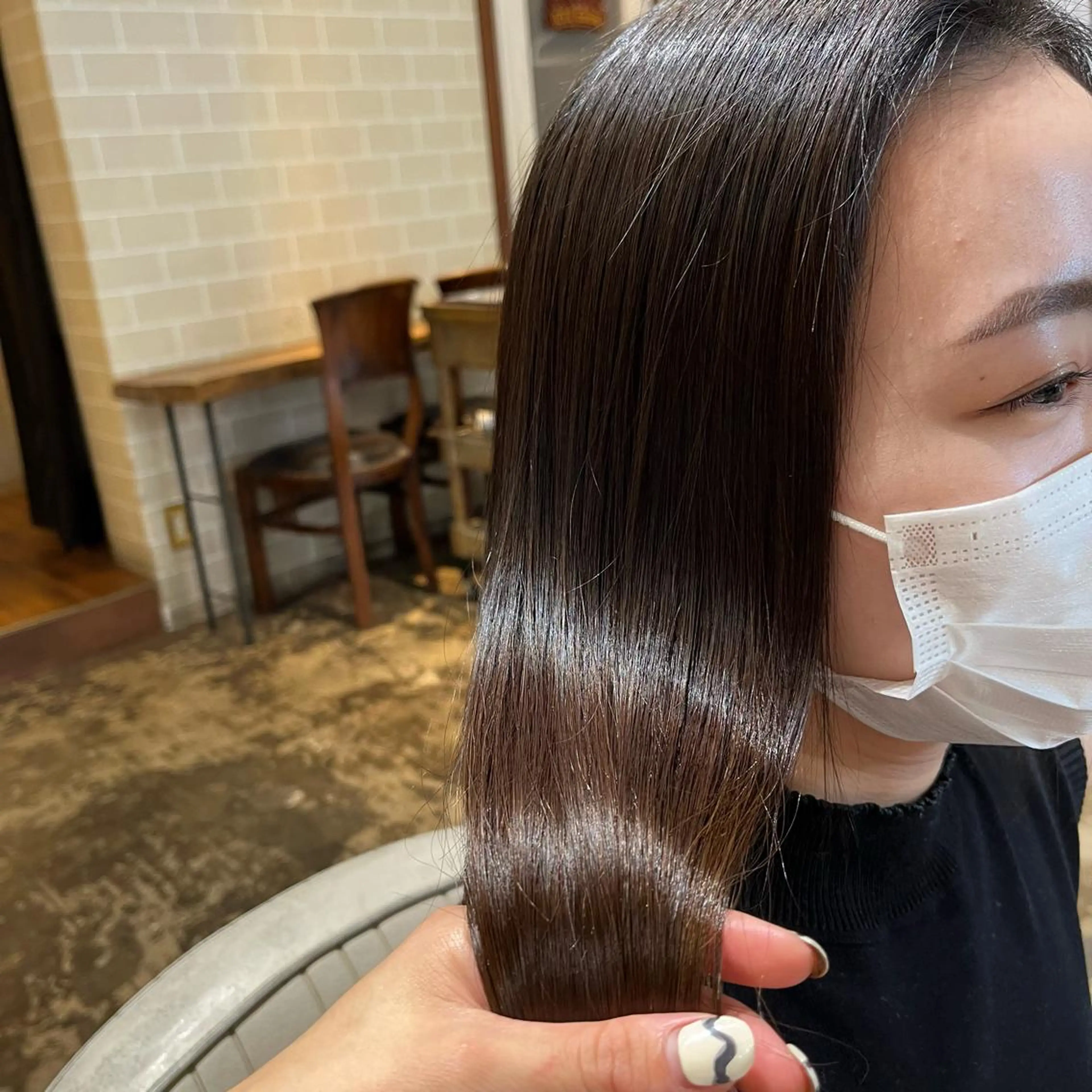 セミロング putri店長 和田鈴采のヘアスタイル
