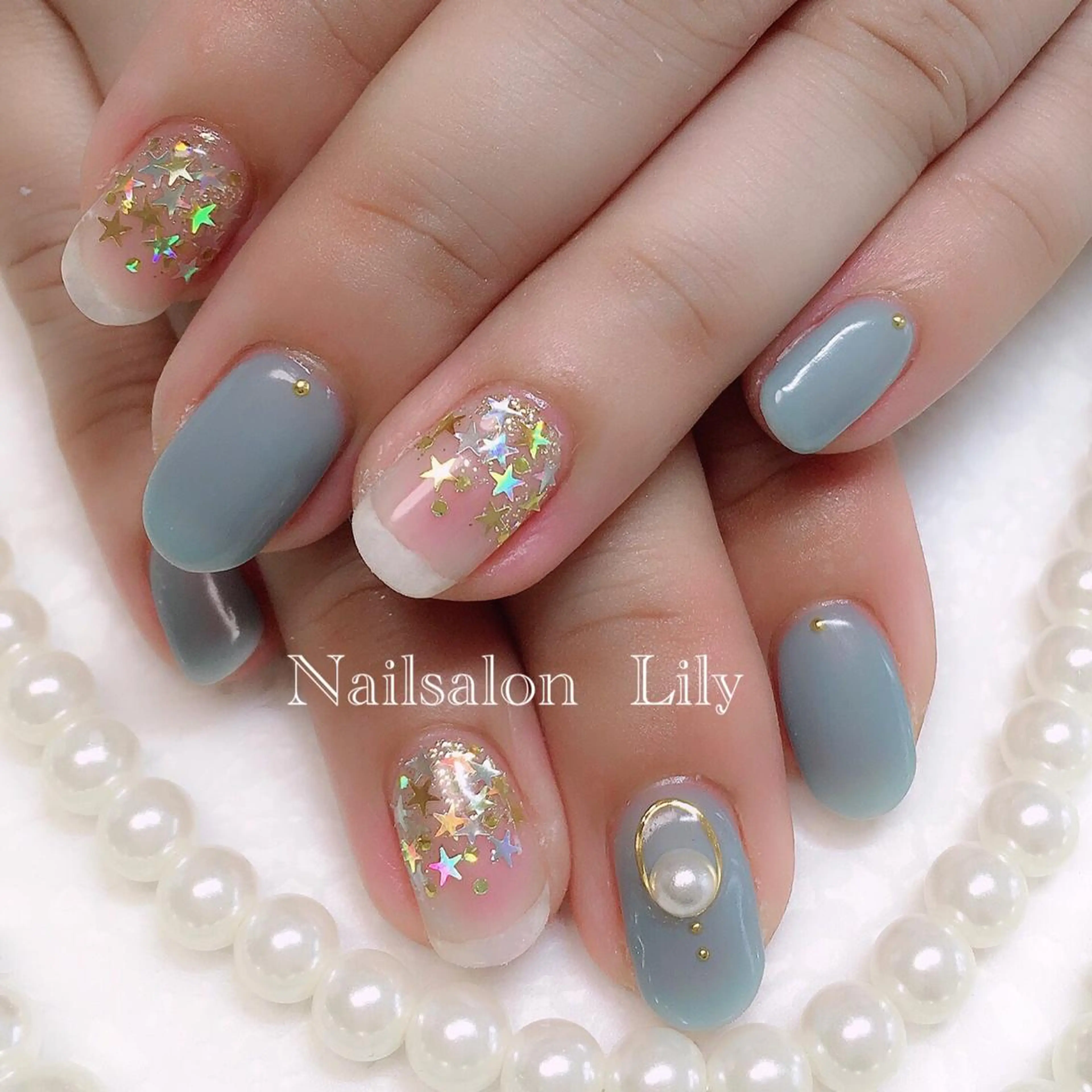 ネイル アートネイル Lily*nail 🌻Mii🌻のネイルデザイン