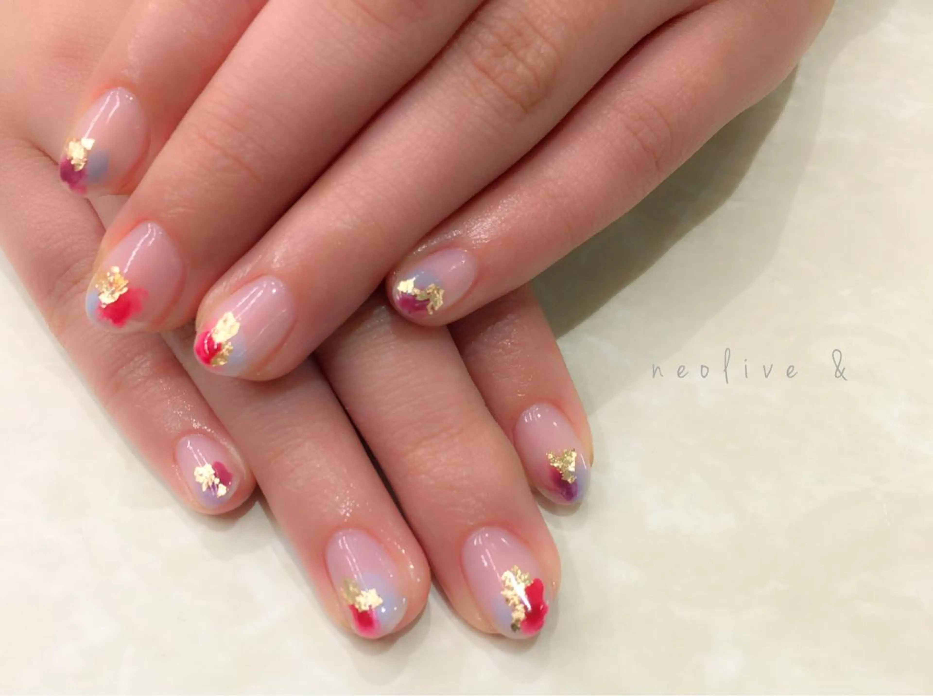 ネイル 成人式 Yuriko Omi パラジェル/渋谷のネイルデザイン