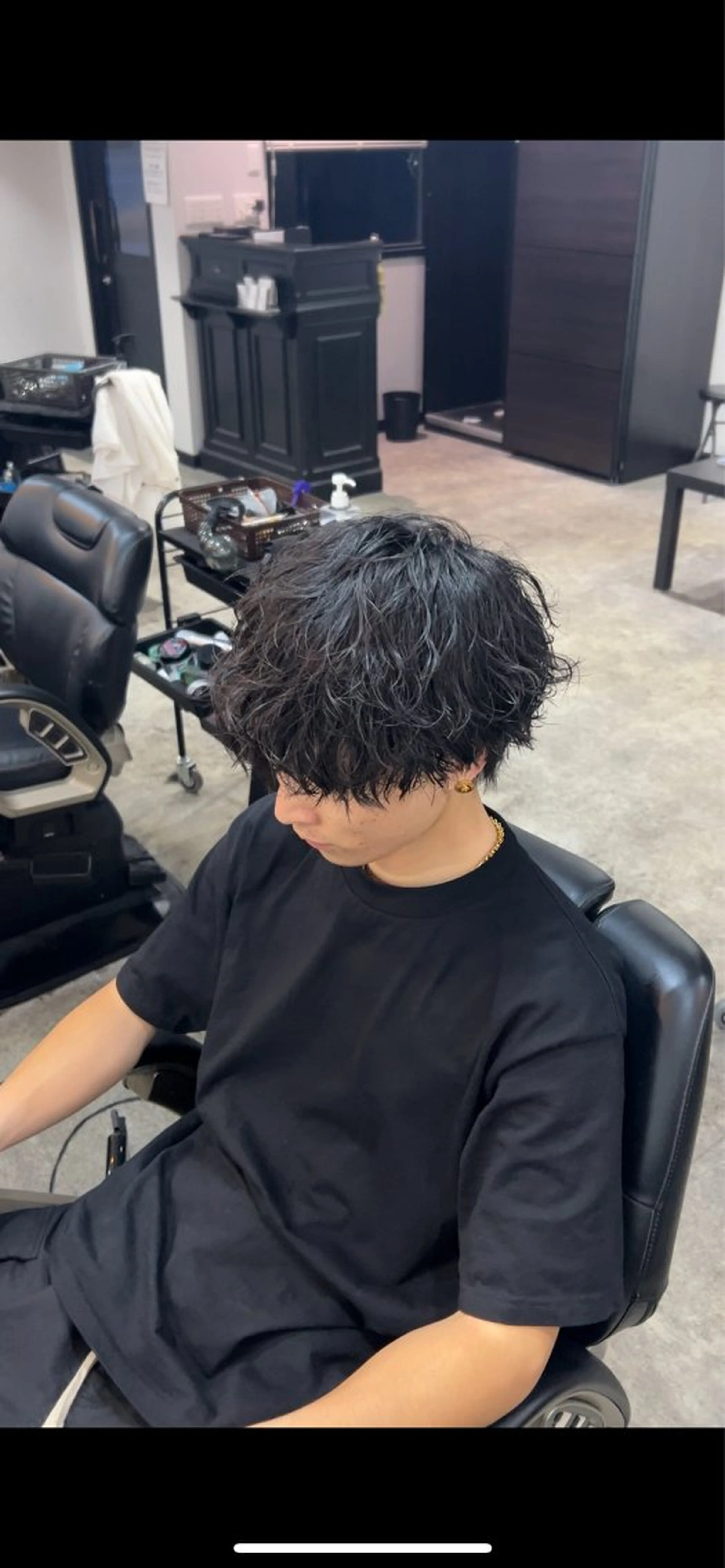 メンズカット+ツイストスパイラルパーマ(土日祝用19:30~)の写真