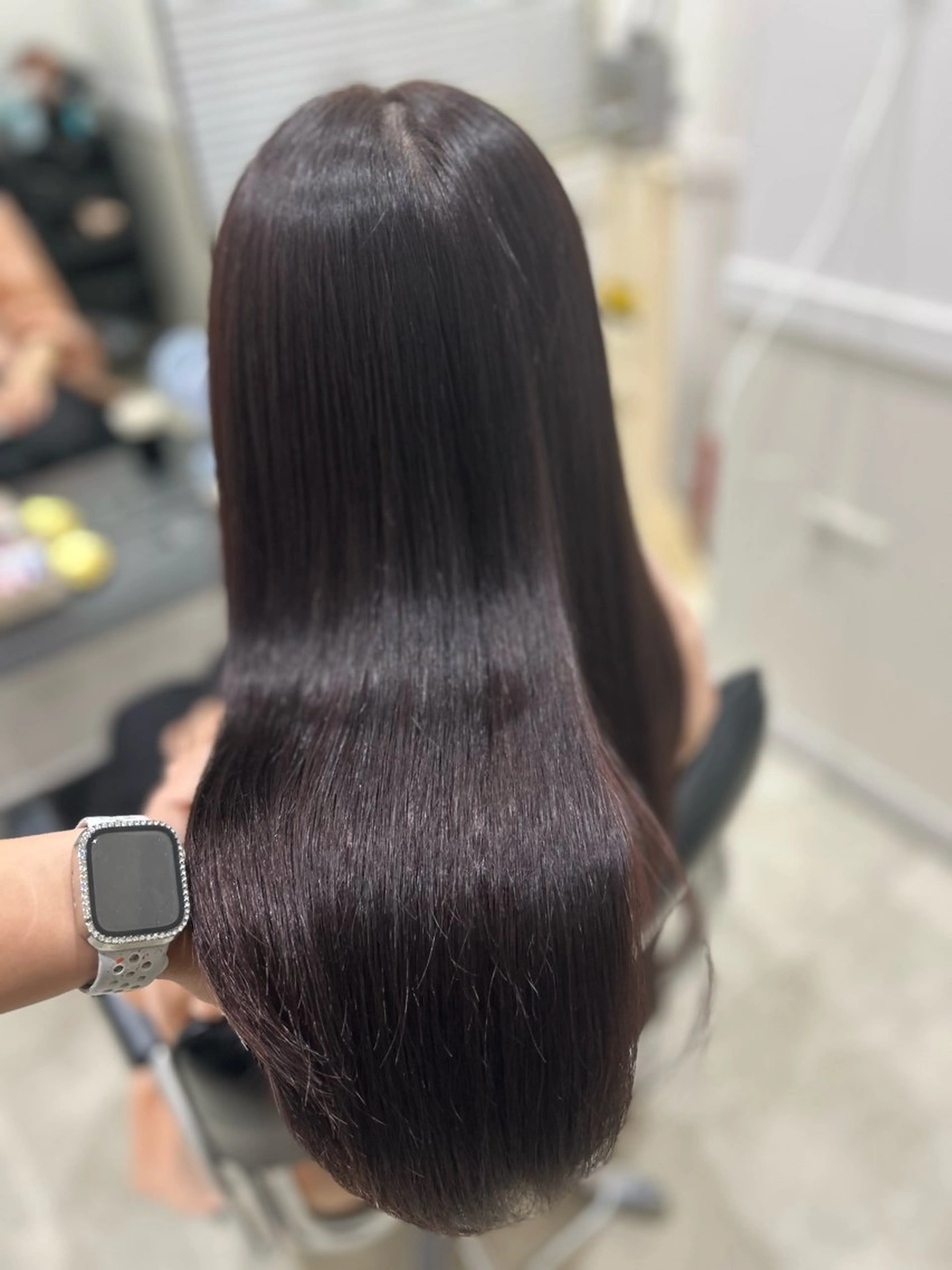 ロング カラー カット ヘアカラー トリートメント 岩倉 諒のヘアスタイル
