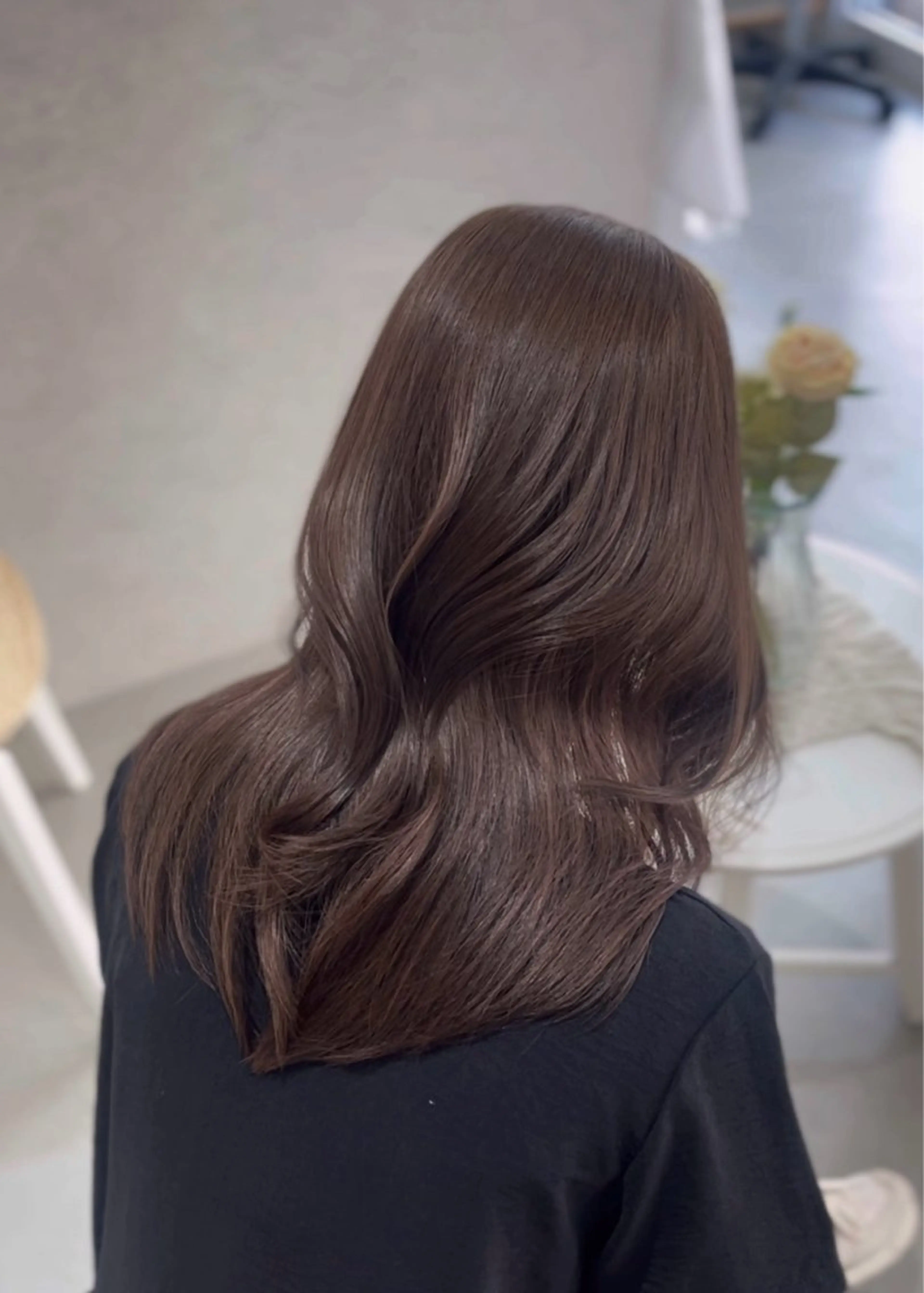 ロング カラー suzuka/透明感 /顔周り/美髪矯正のヘアスタイル