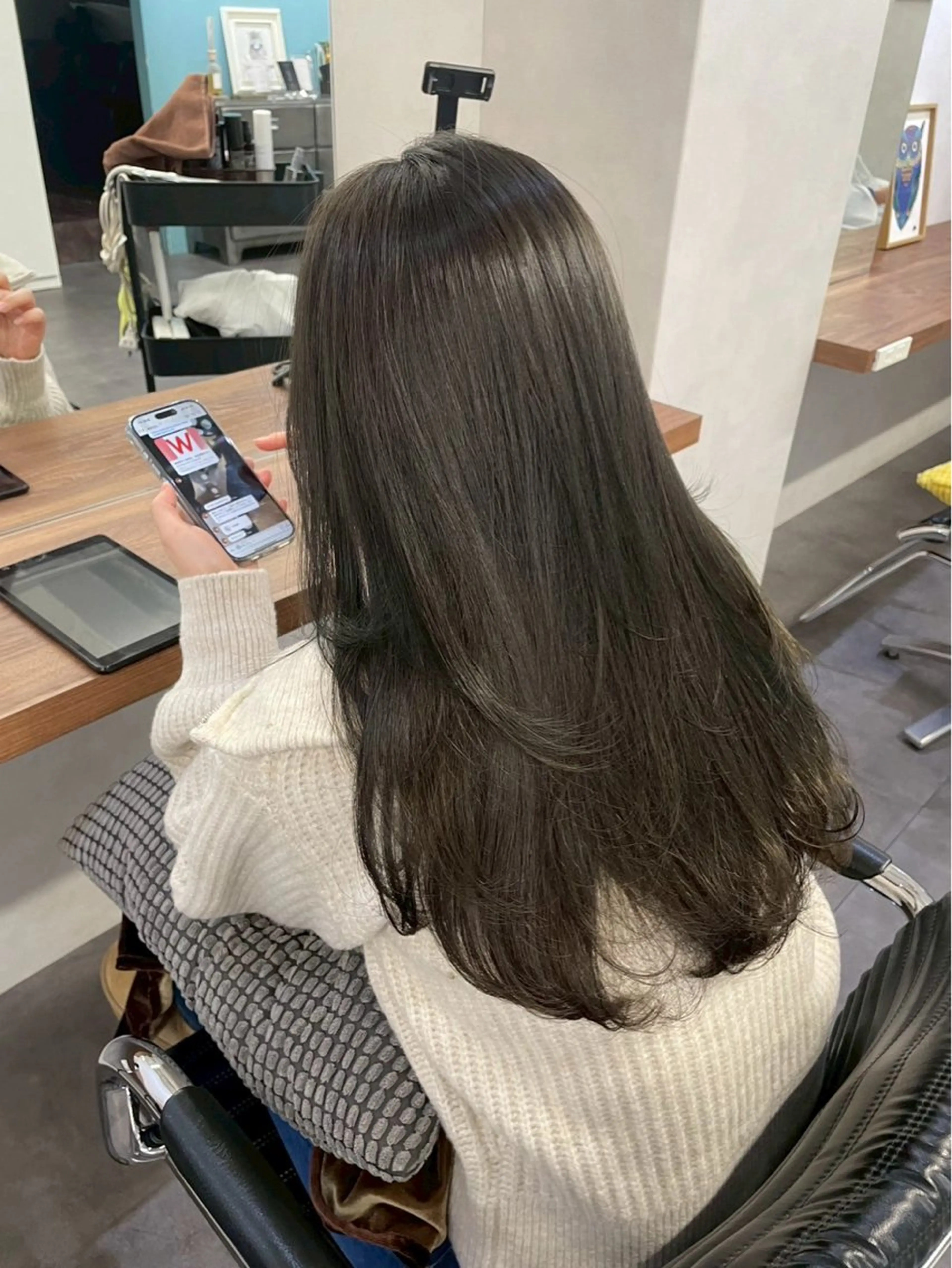 ロング カラー owll所属・縮毛矯正募集🔥 西梅田/六角一咲のヘアスタイル