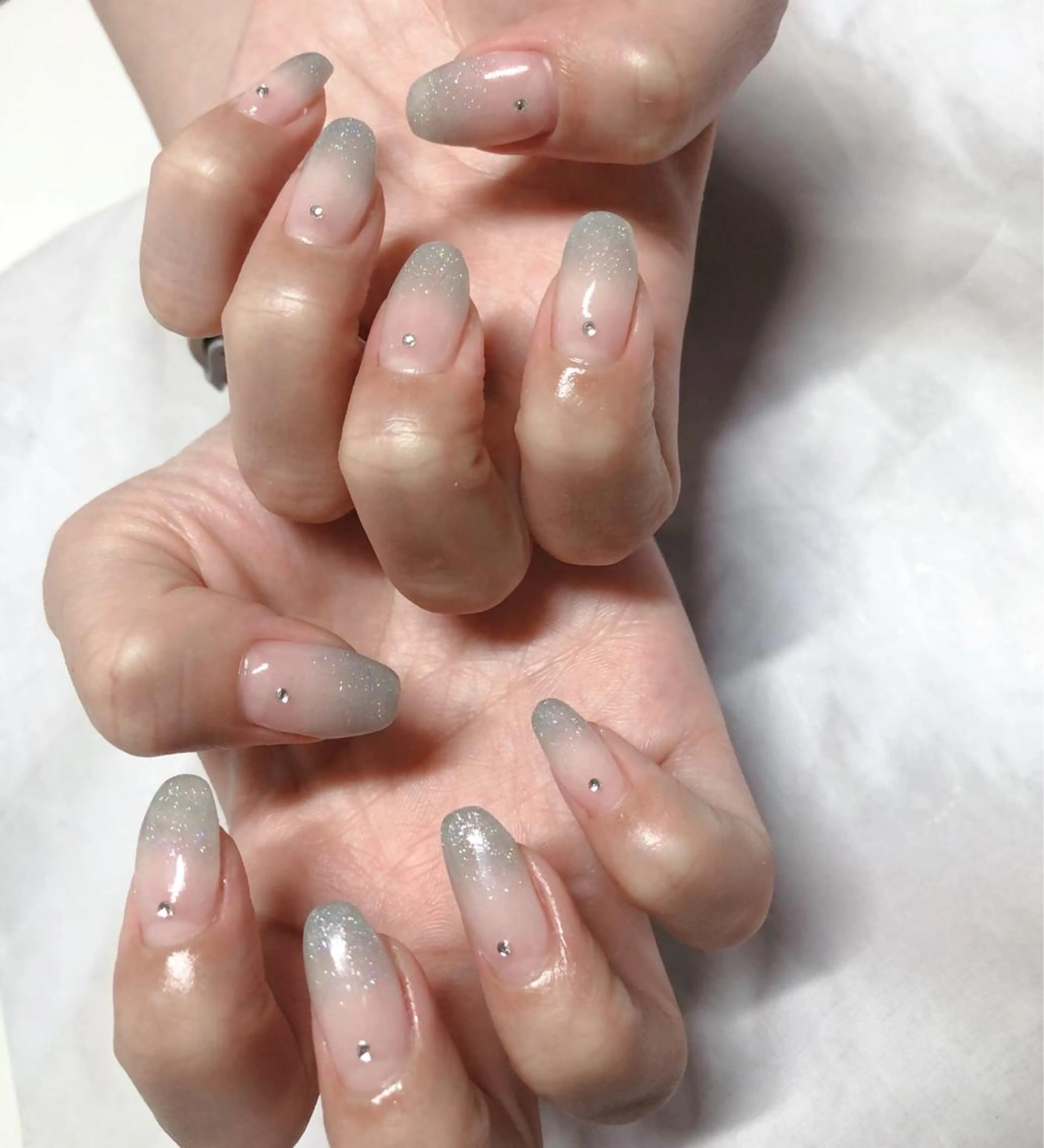 ネイル グラデーション ラメ(グリッター) ラメグラデーション 【ORGAN】 nailのネイルデザイン