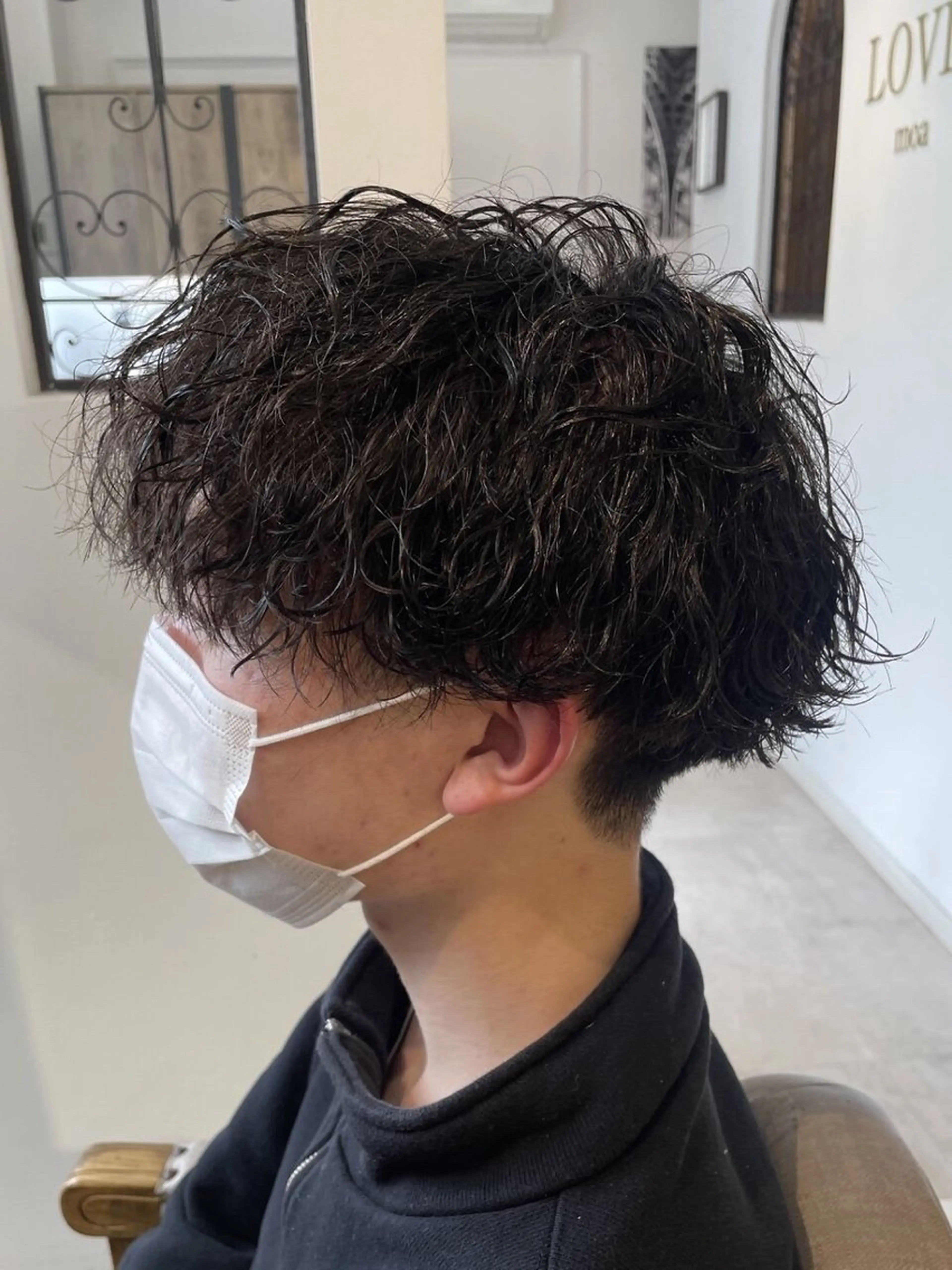 ショート パーマ パーマ 金井洸太🐨 メンズ/韓国ヘアのヘアスタイル