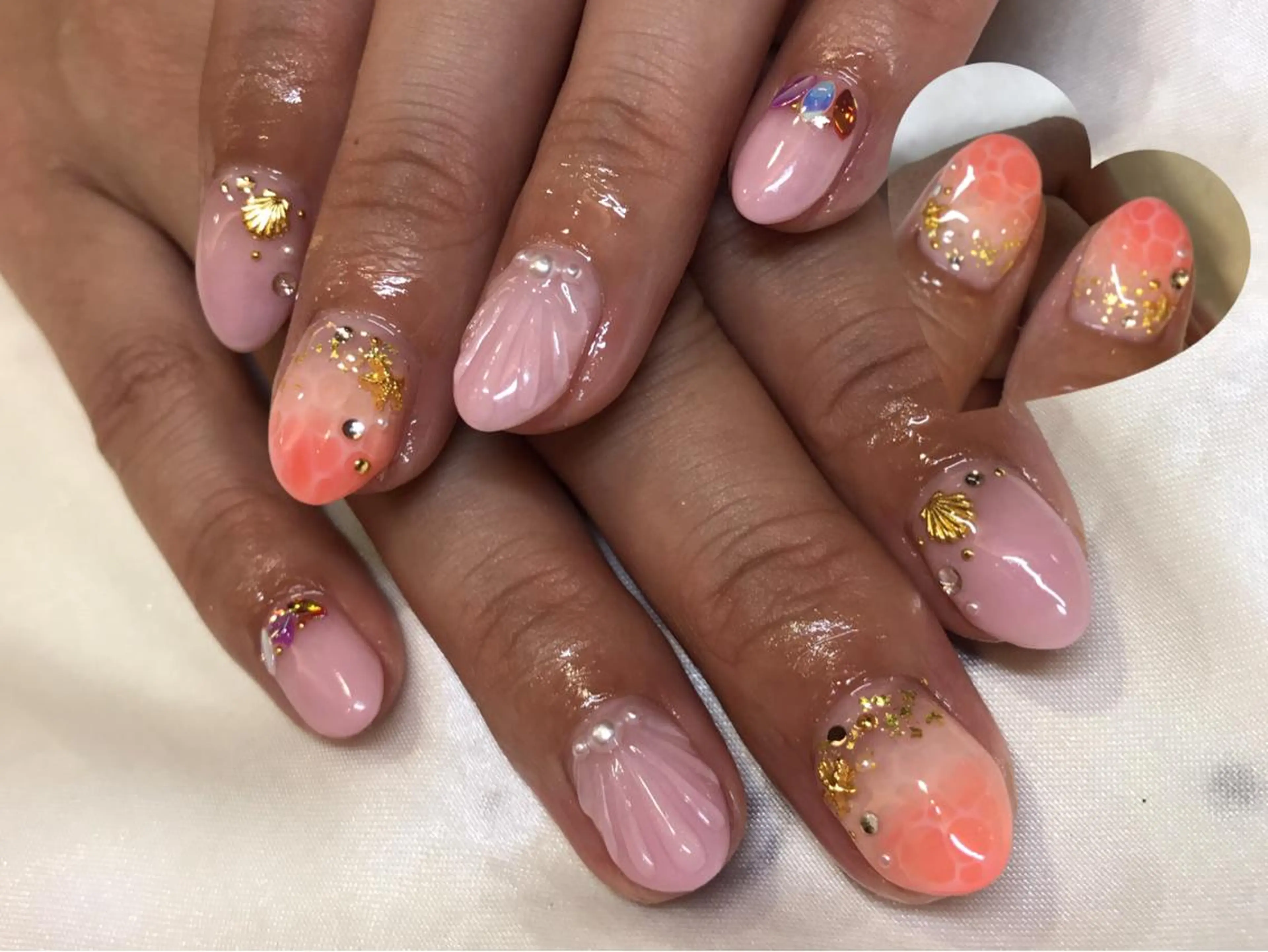 ネイル アートネイル ハンドネイル 中川 愛理のネイルデザイン