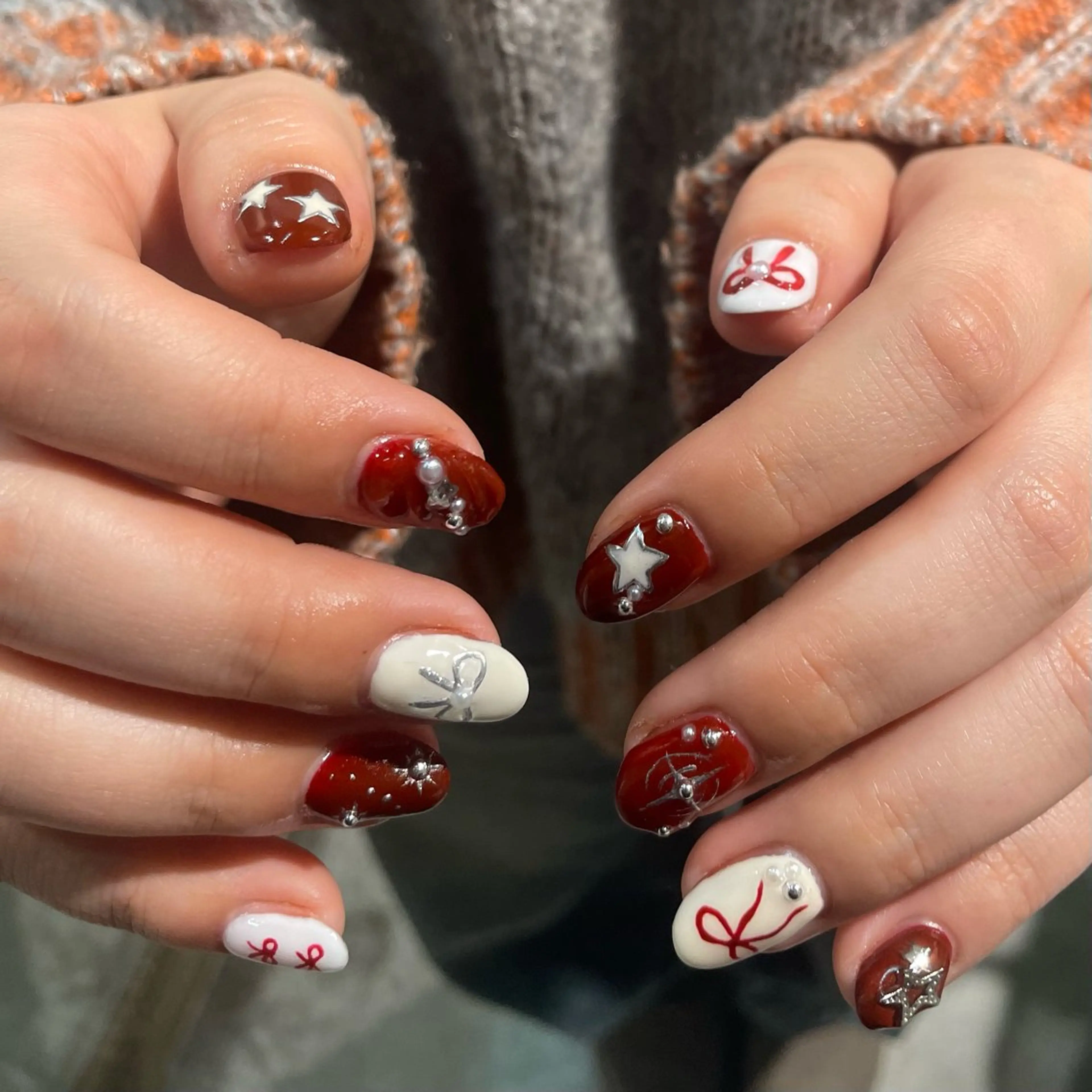 ネイル 艶ｶﾗｰ･:*個性派 ﾈｲﾙ🦋mire-のネイルデザイン