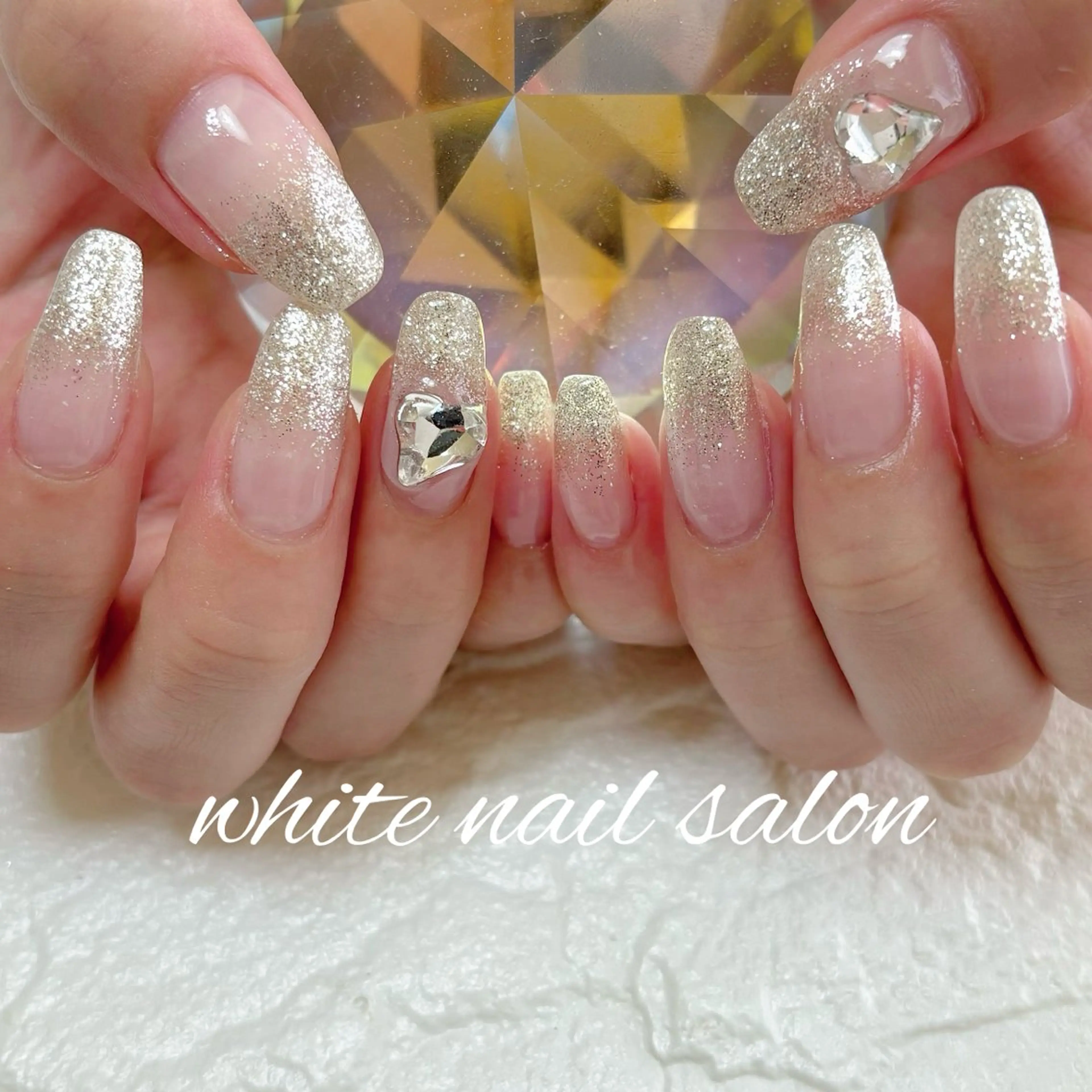 ネイル フットネイル シンプルネイル white nail salonのネイルデザイン