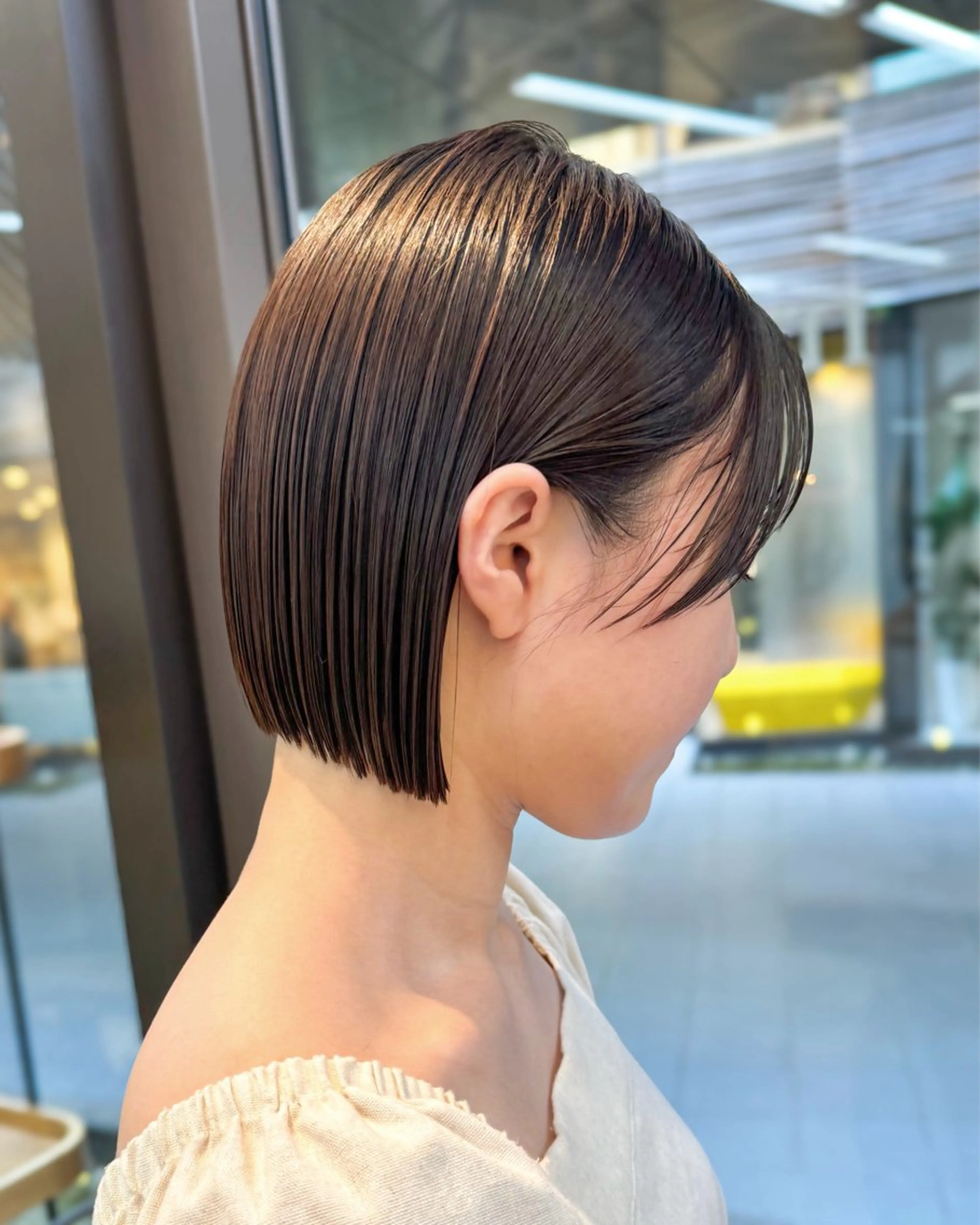 ショート パーマ ボブ 縮毛矯正 カット 縮毛矯正 トリートメント ボブ/ショート /パーマ/shinのヘアスタイル