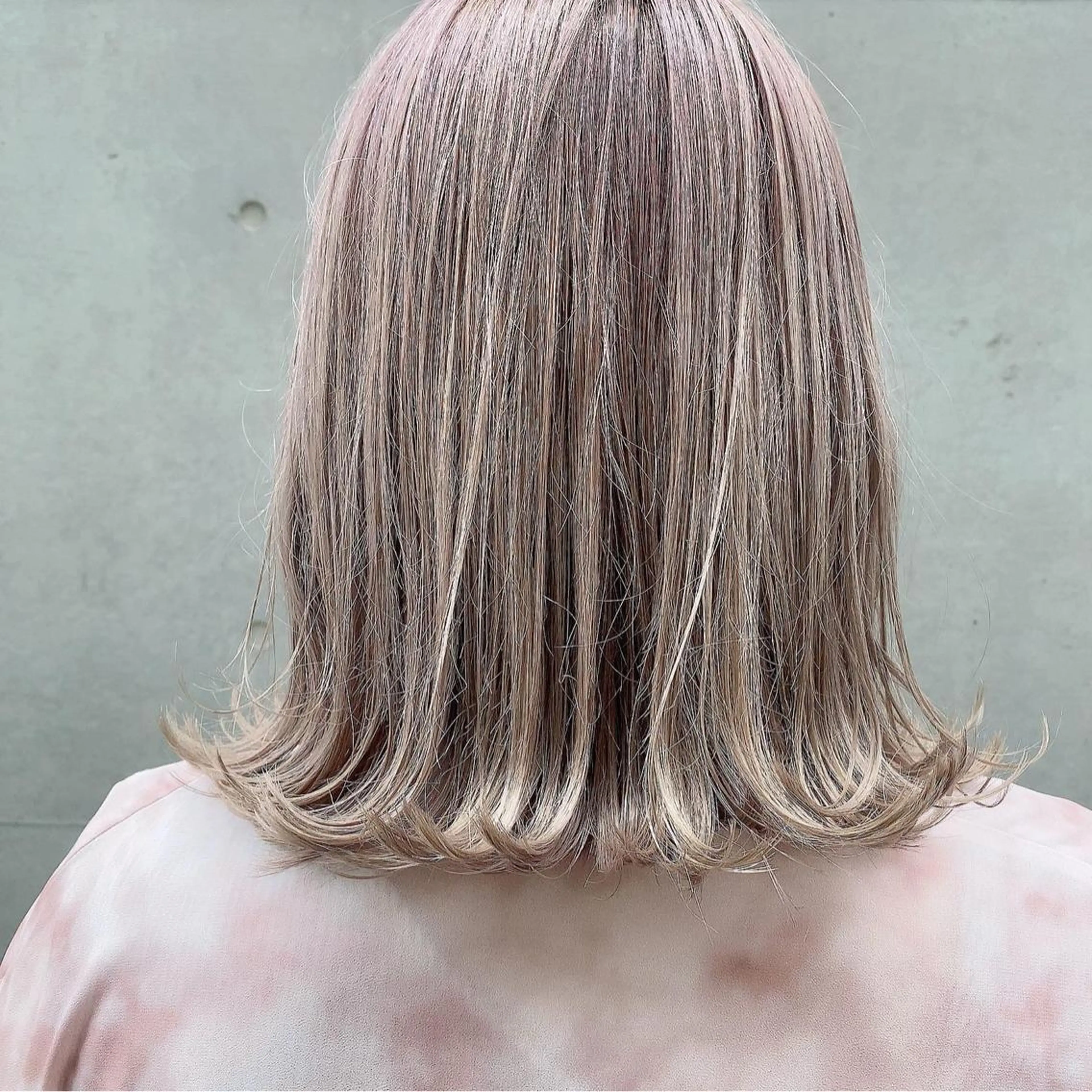 ミディアム カラー パーマ ヘアアレンジ ✨艶髪✨ 奈須晴香のヘアスタイル