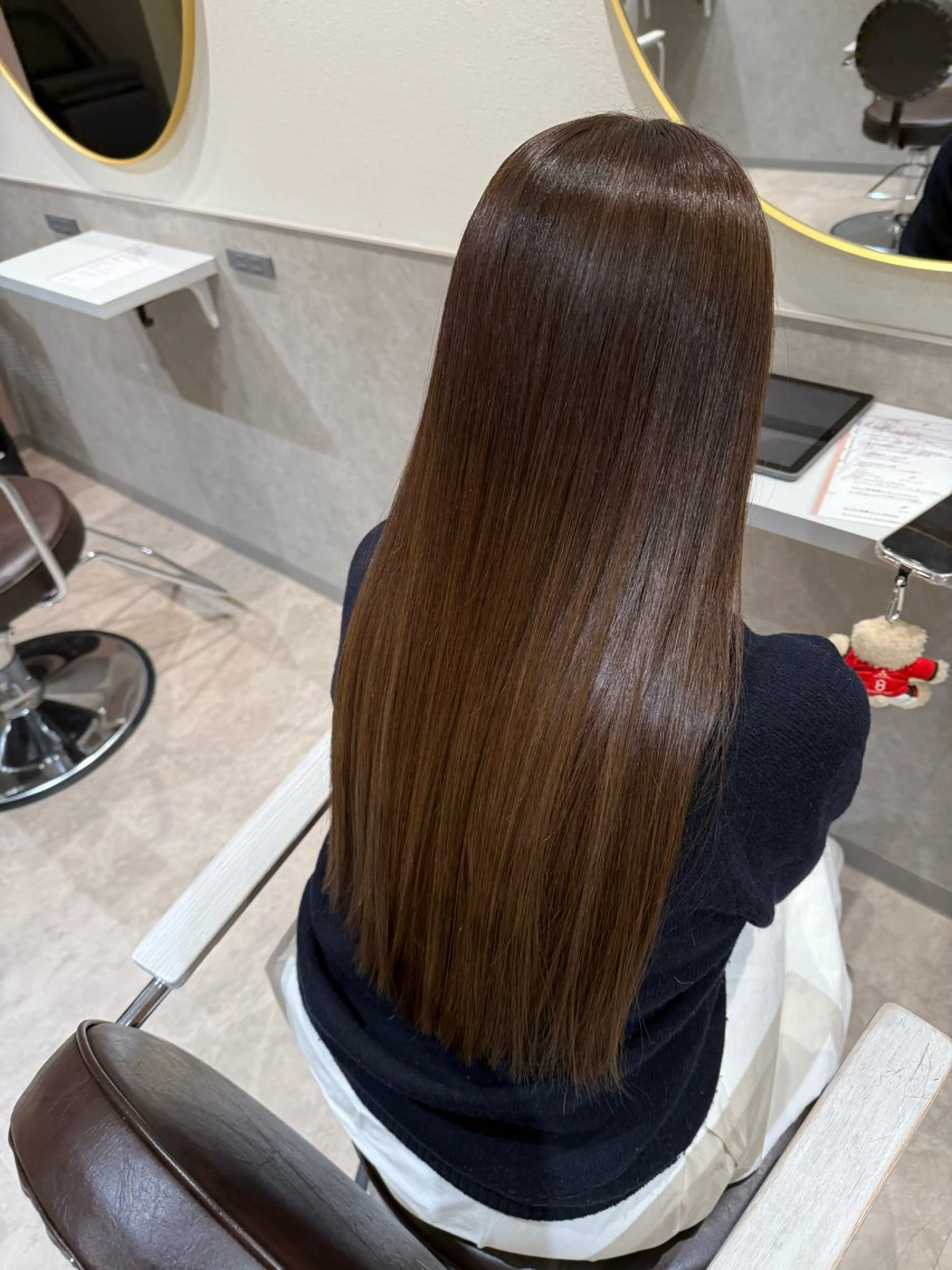 ロング カラー ヘアカラー トリートメント 髪質改善カラー/銀座 /縮毛矯正/森田のヘアスタイル