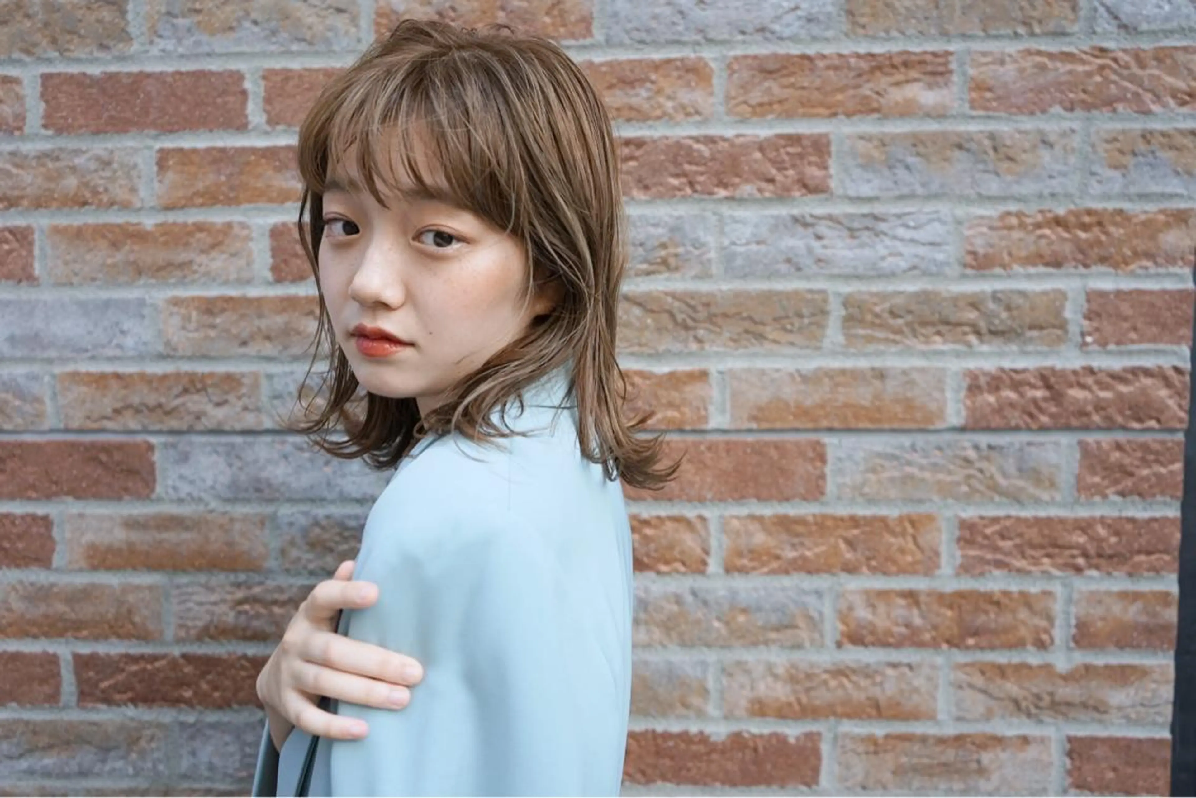 ミディアム fhami 店長 髪質改善　DAITOのヘアスタイル