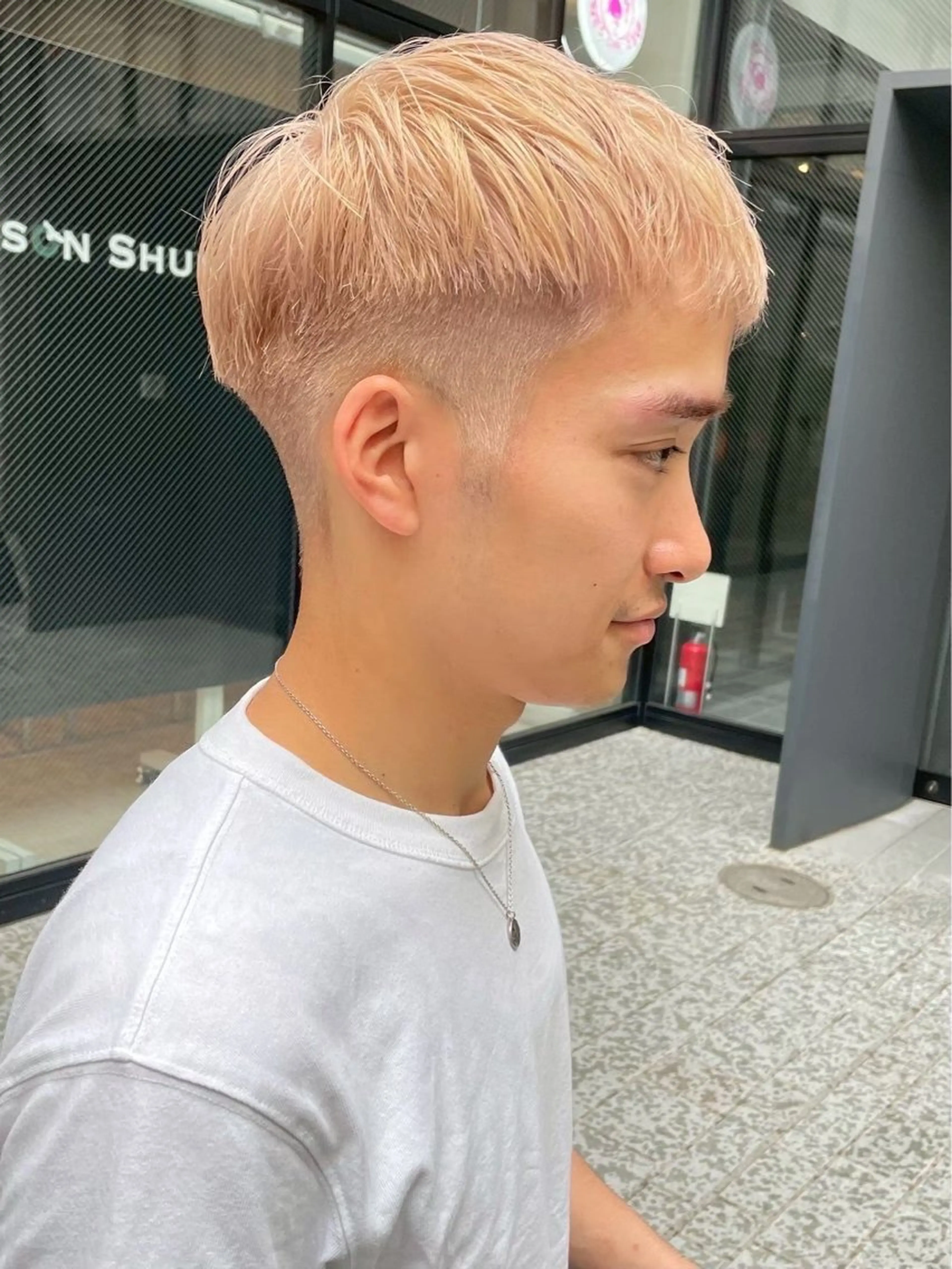 メンズカット+ブリーチトリプルカラー¥15070の写真