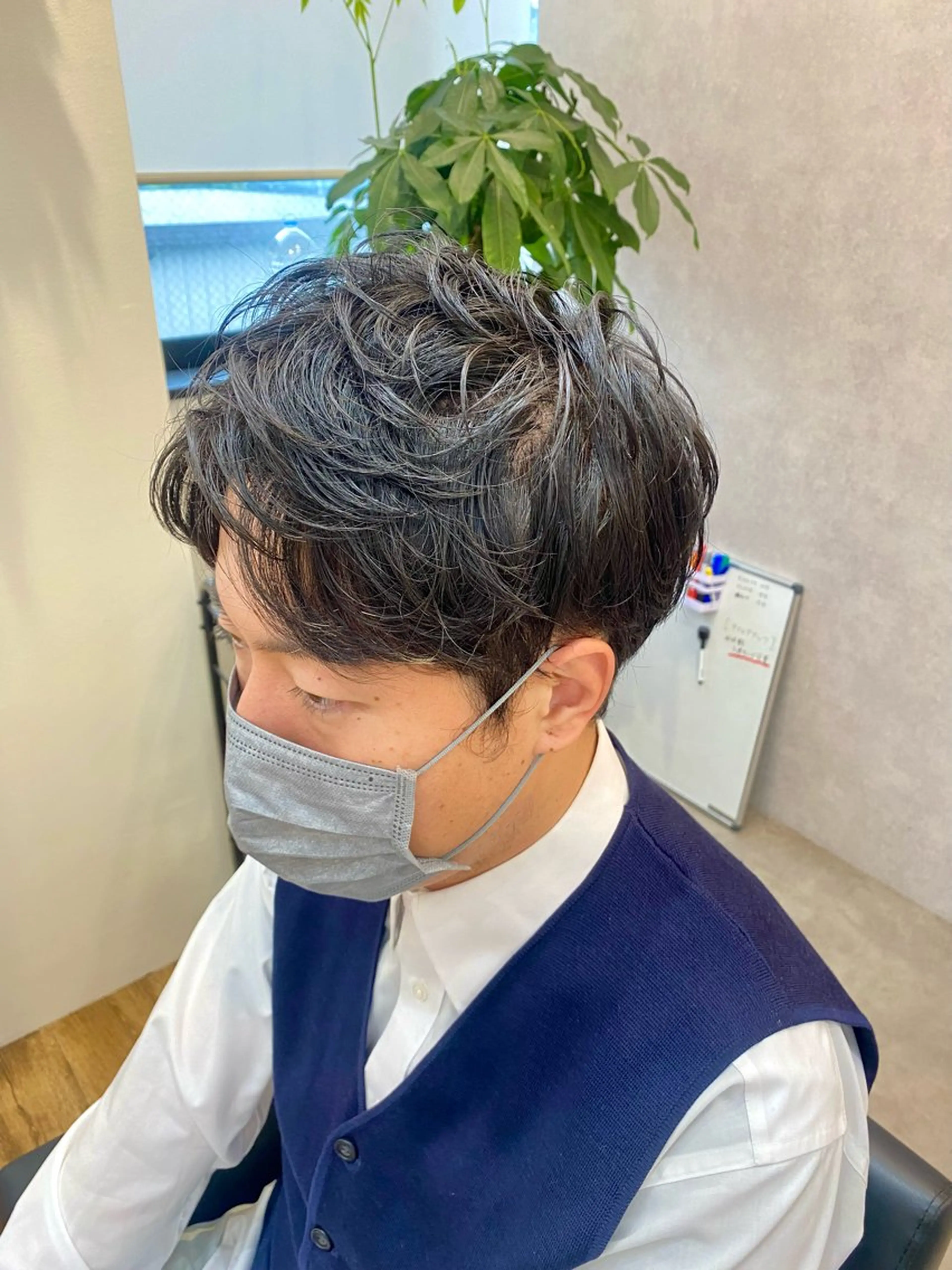 ショート メンズ well高崎上大類町 /湯浅泳作のヘアスタイル