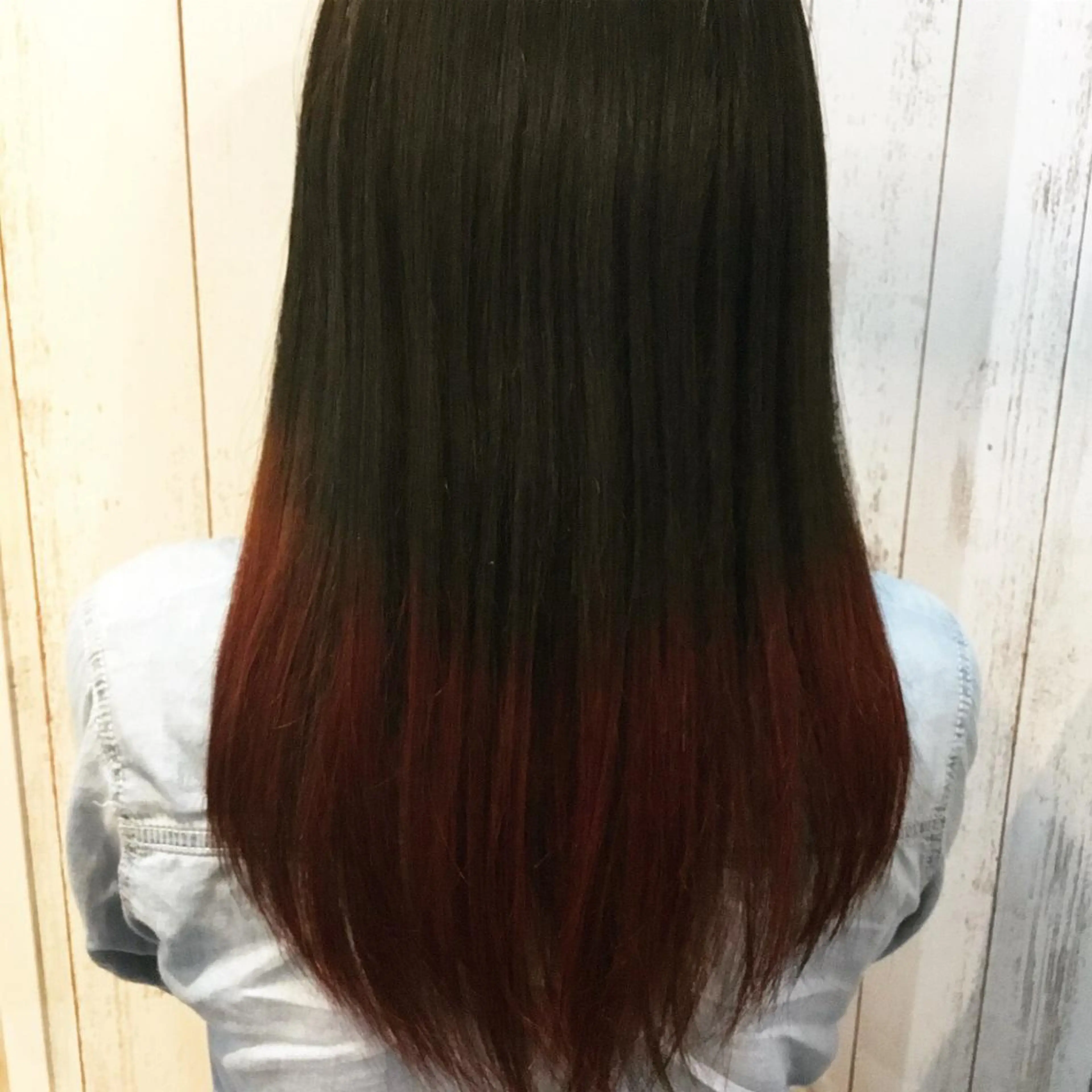 セミロング カラー 金崎 新吾のヘアスタイル