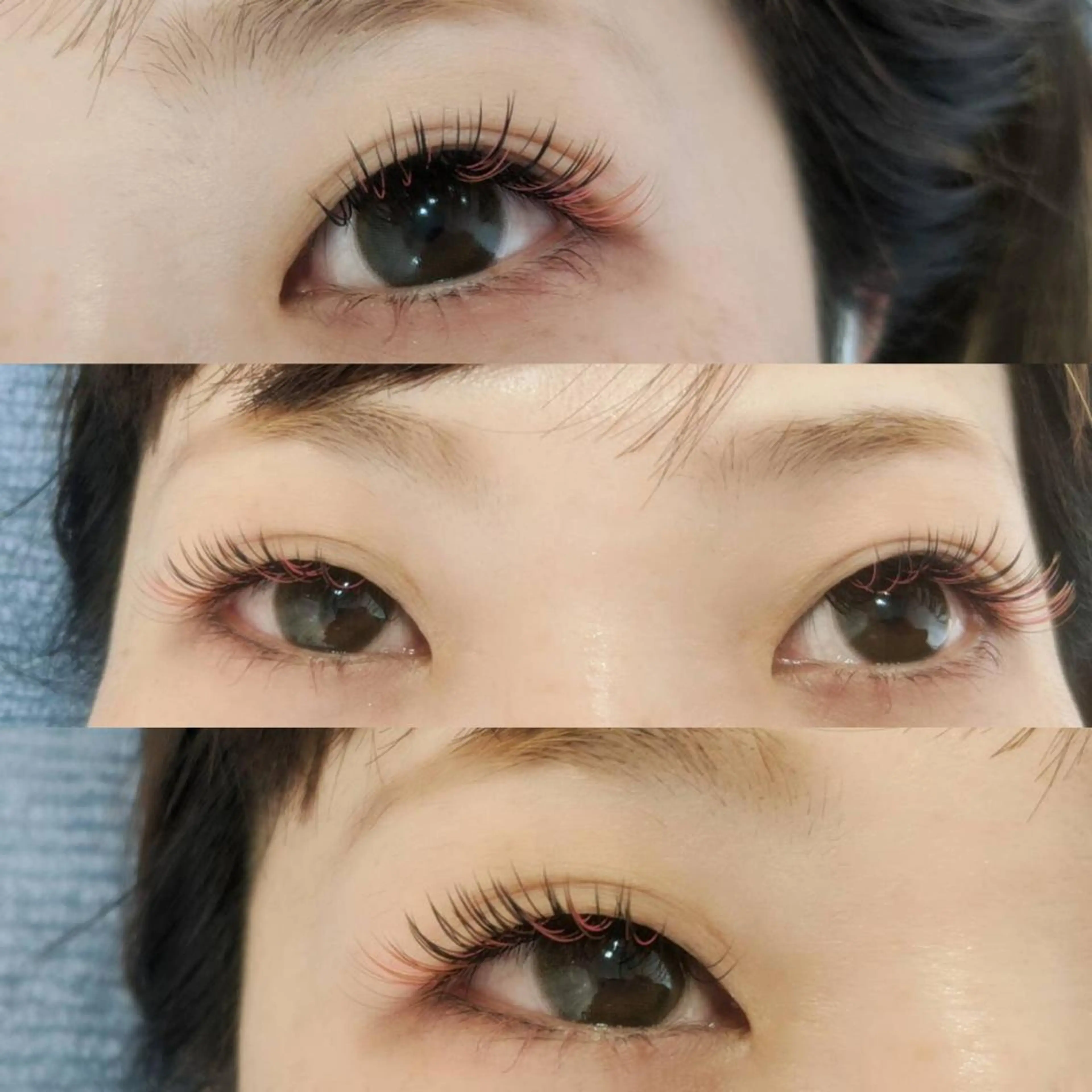 マツエク・マツパ CCカール Cカール カラーマツエク フラットラッシュ マツエク eyelash Minetteのマツエク・マツパデザイン