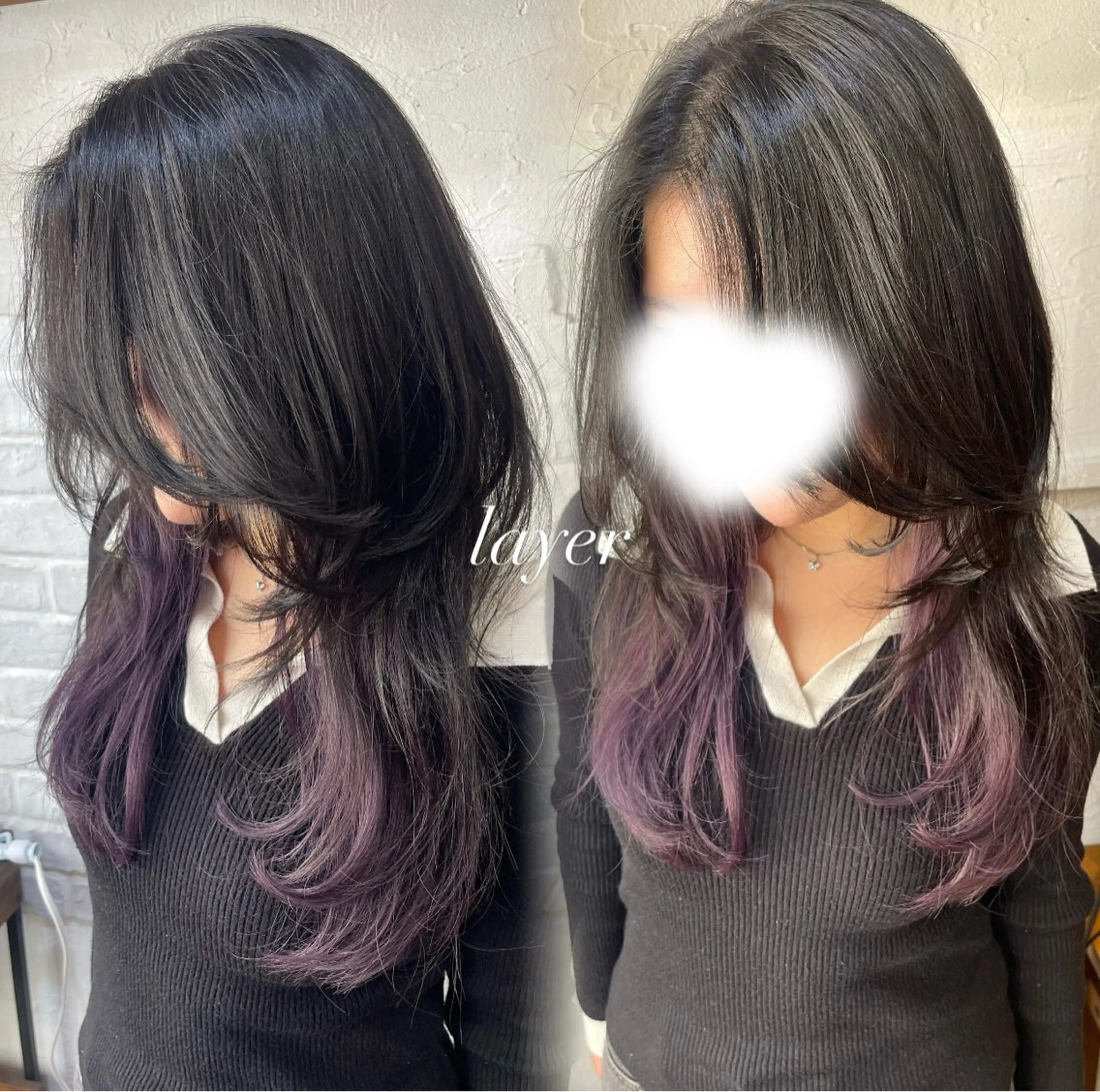 📍カット+インナーカラーの写真